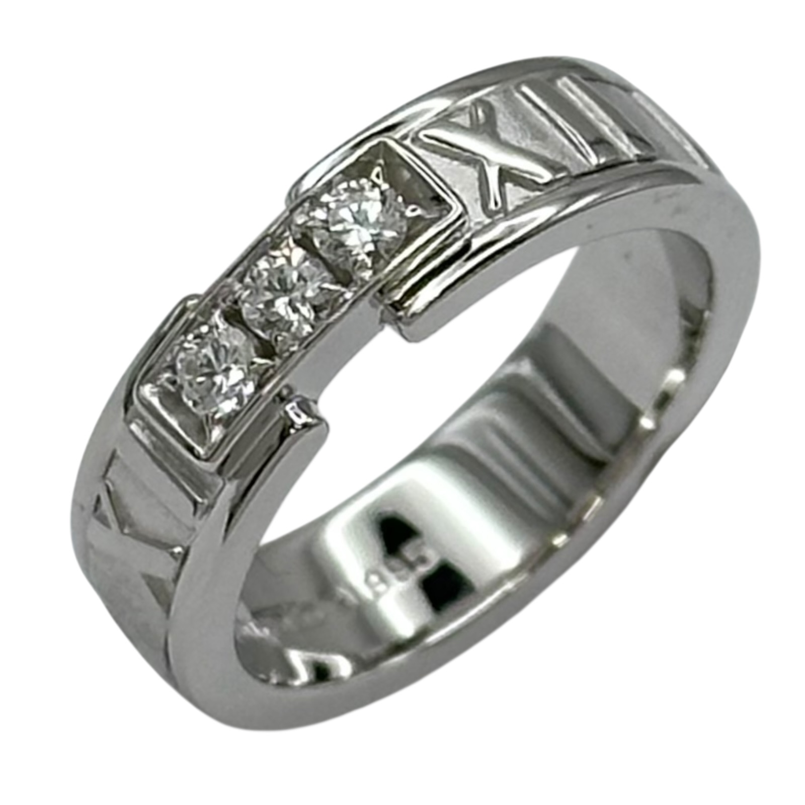 ティファニー TIFFANY＆CO アトラスダイヤリング ホワイトゴールド 750 ジュエリー【中古】