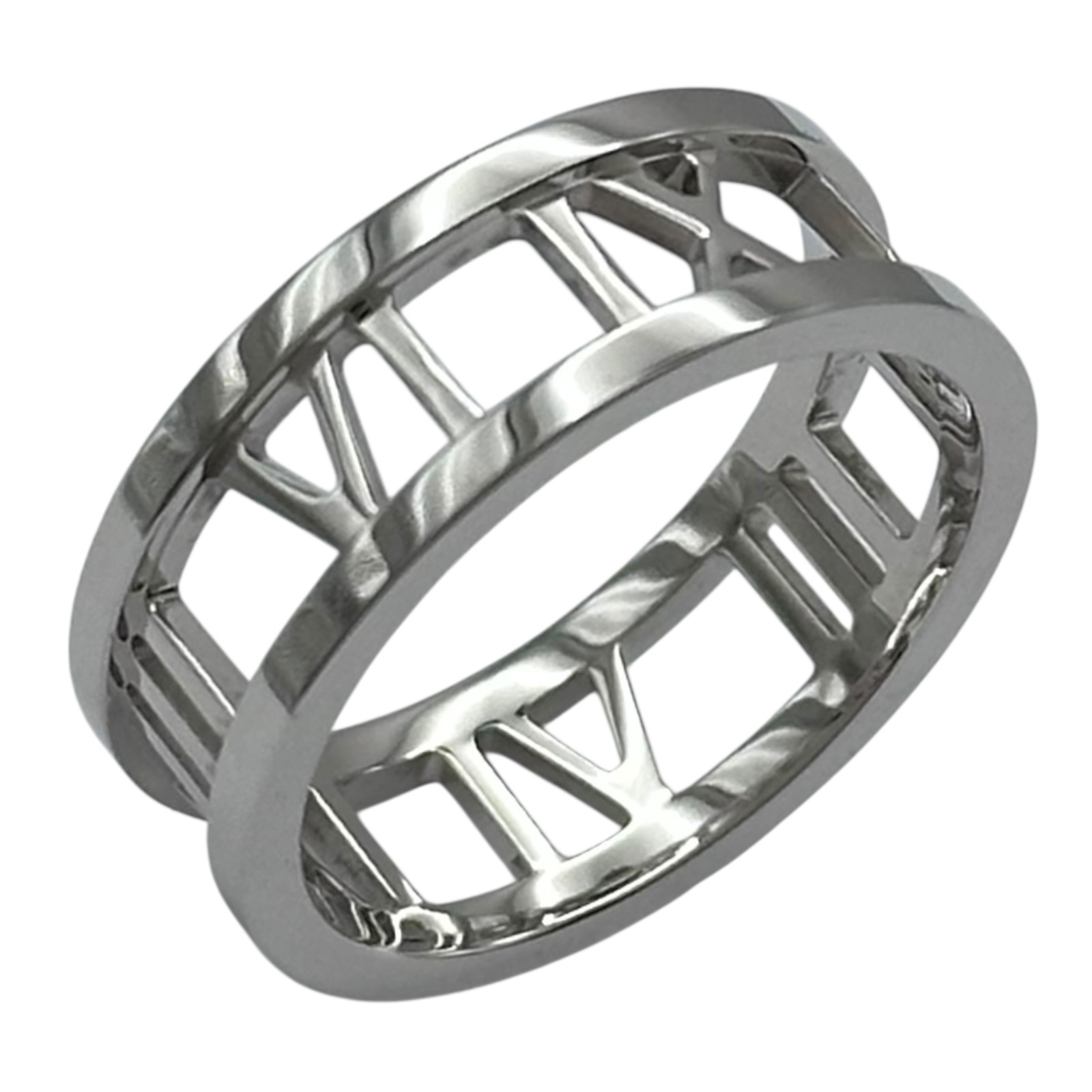 ティファニー TIFFANY＆CO オープンアトラスリング ホワイトゴールド 750 ジュエリー【中古】｜OKURA（おお蔵）店