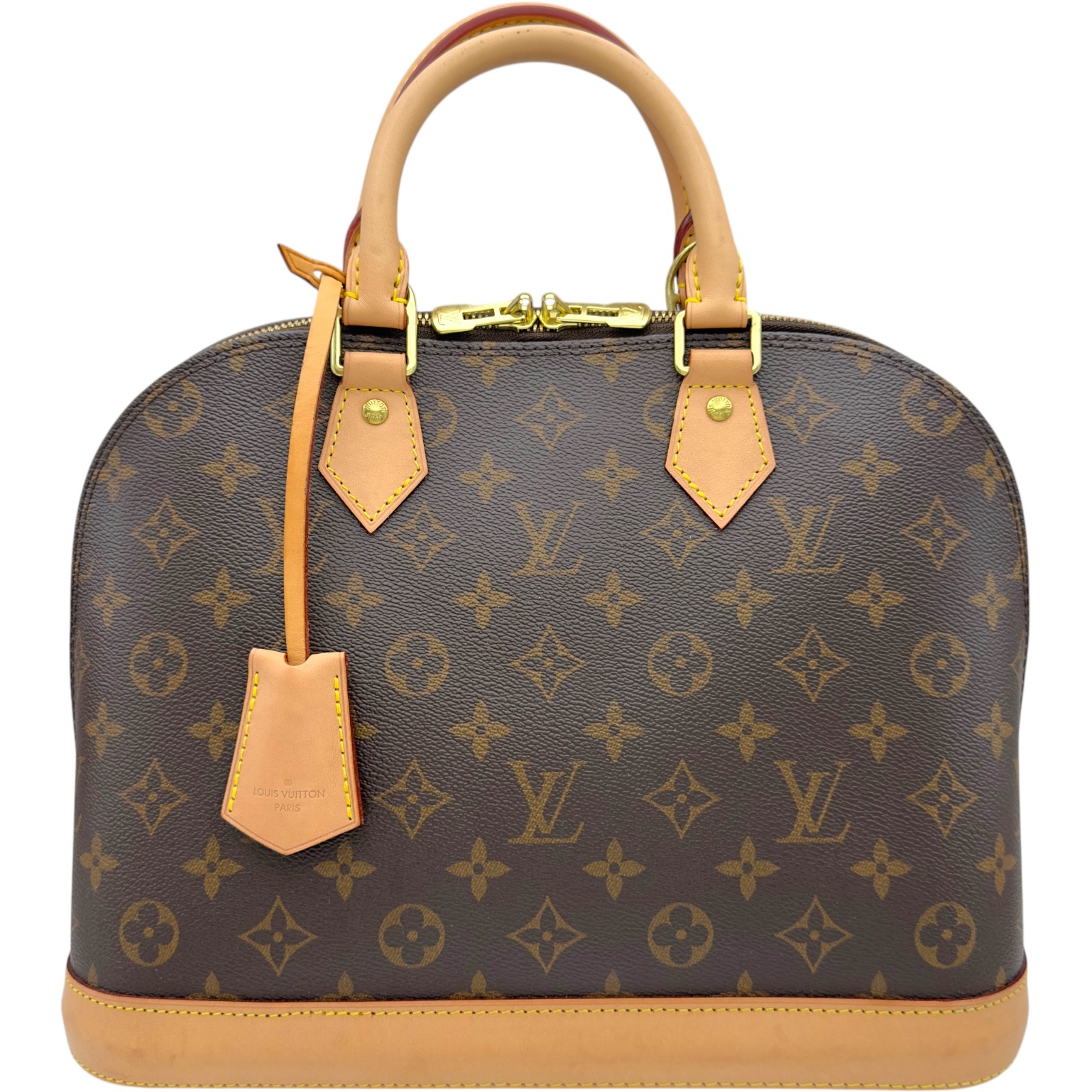 ルイ・ヴィトン LOUIS VUITTON アルマ PM M53151 ブラウン モノグラムキャンバス　 レディース ハンドバッグ【中古】