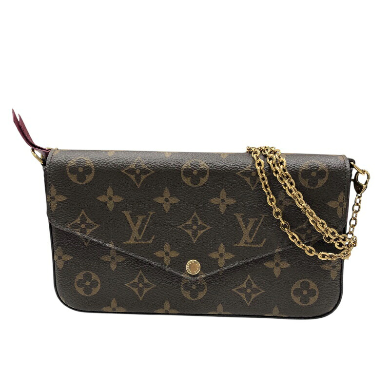 ルイ・ヴィトン LOUIS VUITTON ポシェット・フェリシー M81896 赤銅色 モノグラム レディース ショルダーバッグ【中古】