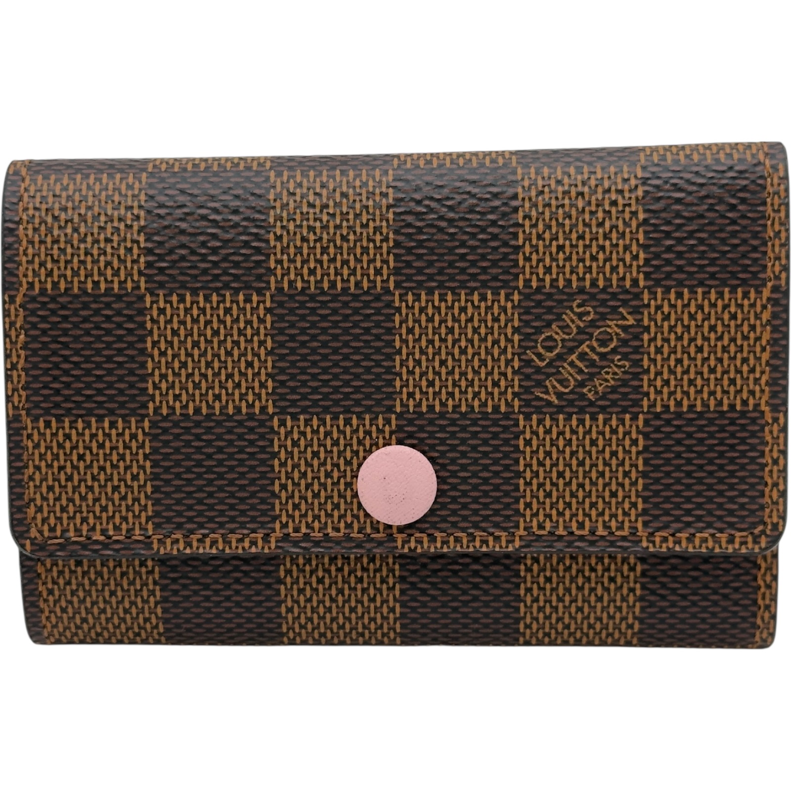 ルイ・ヴィトン LOUIS VUITTON ミュルティクレ 6 N41624 ブラウン ダミエキャンバス レディース キーケース【中古】