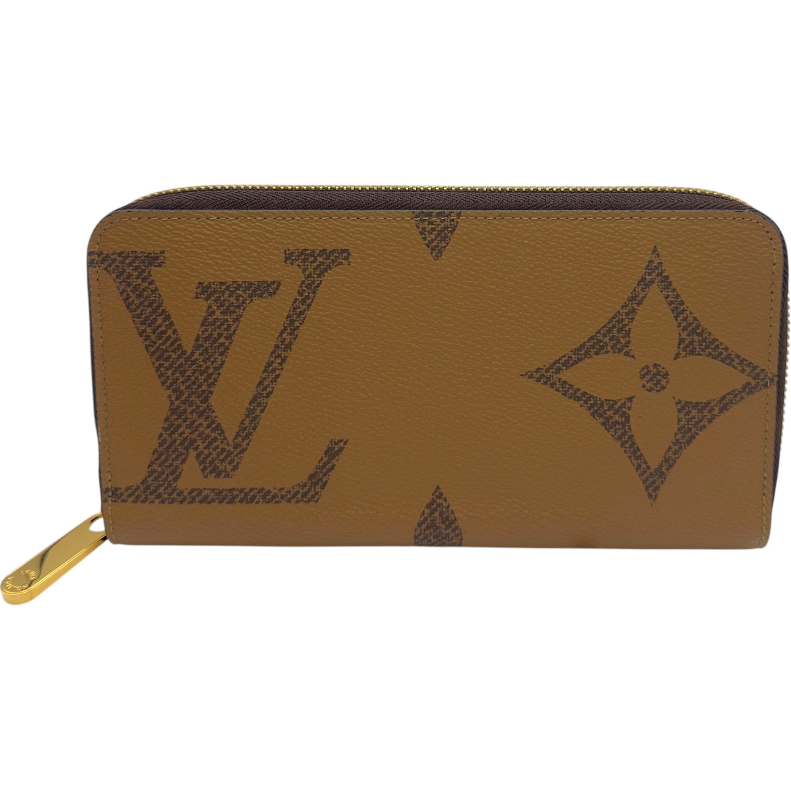 ルイ・ヴィトン LOUIS VUITTON ジッピー・ウォレット M69353 ブラウン モノグラム・ジャイアント リバース ユニセックス 長財布【中古】｜OKURA（おお蔵）店
