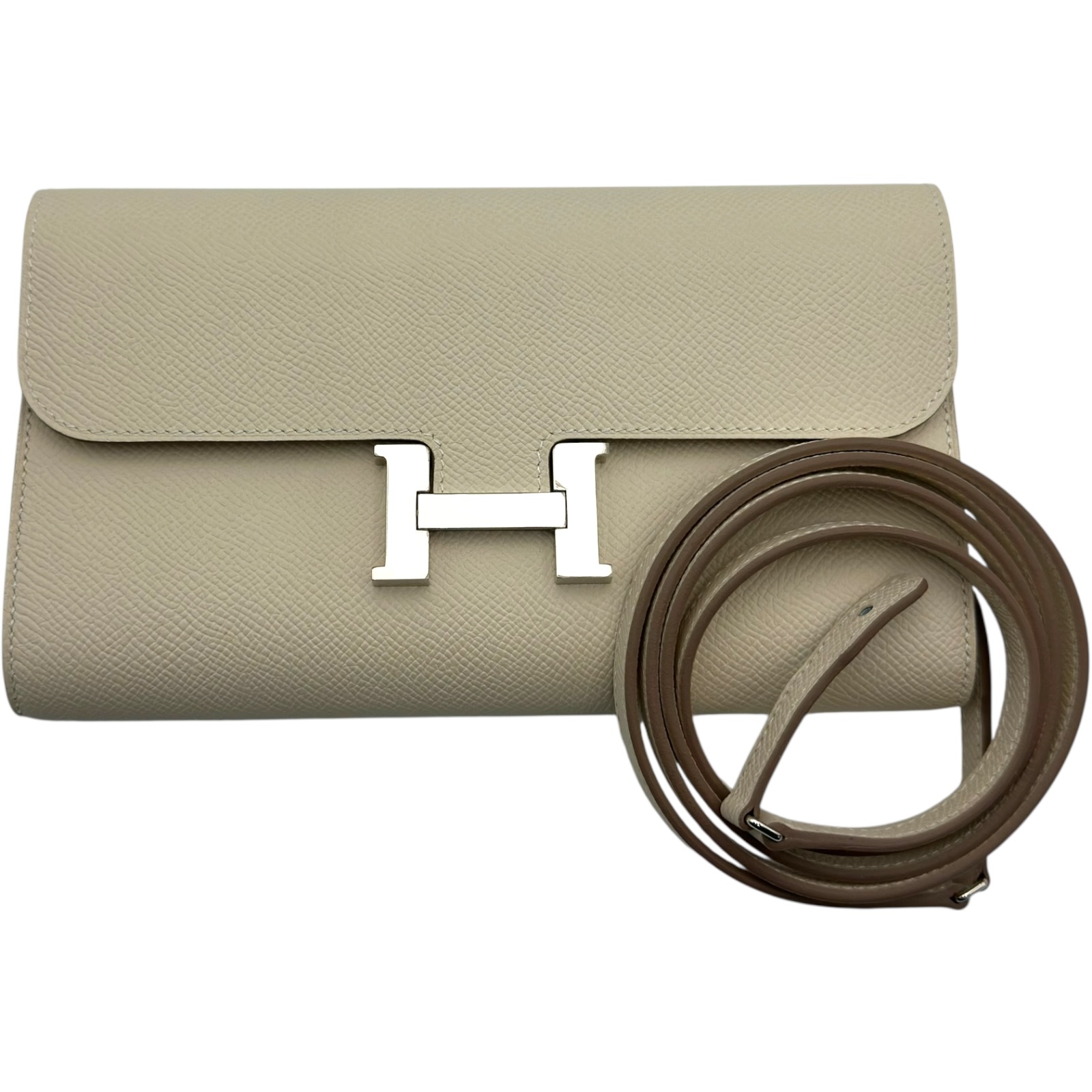 エルメス HERMES コンスタンストゥーゴー W刻 クレ シルバー金具 エプソン レディース ショルダーバッグ【中古】
