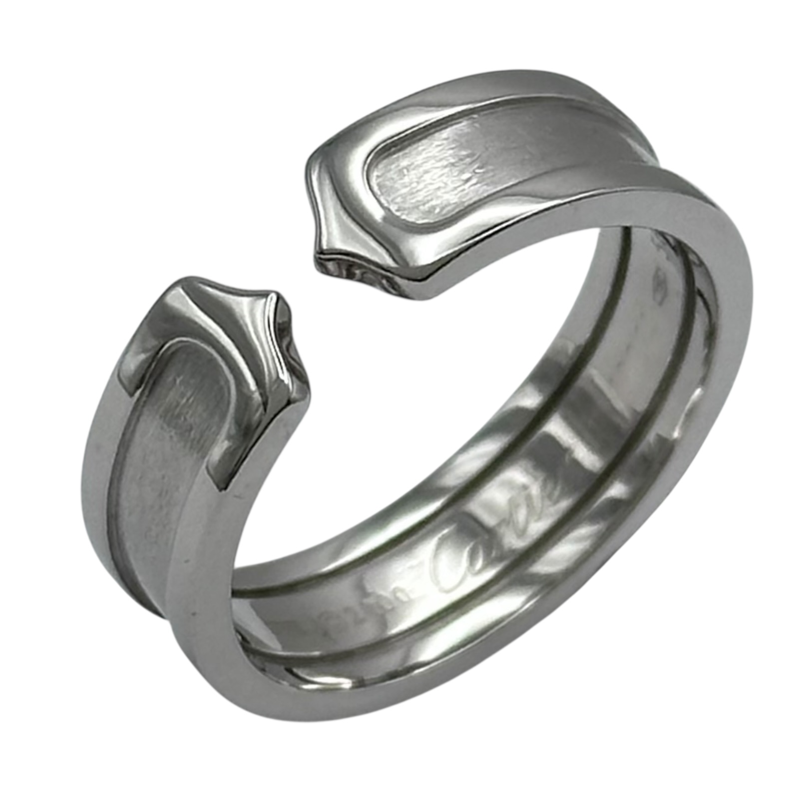 カルティエ Cartier C2リング ホワイトゴールド 750 ジュエリー【中古】