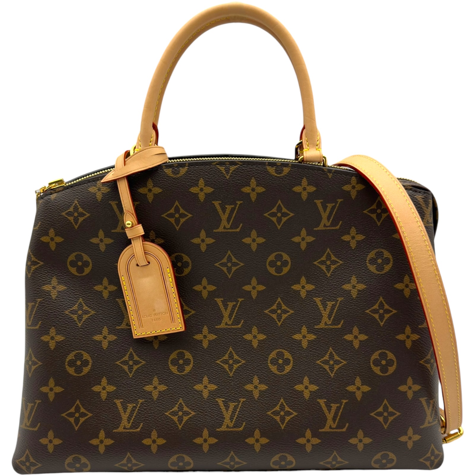 ルイ・ヴィトン LOUIS VUITTON グラン・パレMM M45898 赤銅色 モノグラム レディース ハンドバック【中古】