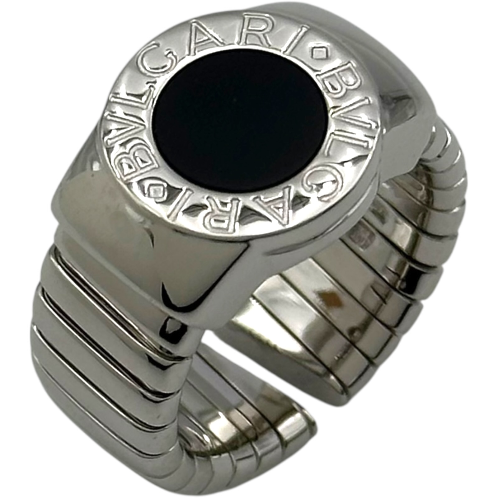 ブルガリ BVLGARI ブルガリブルガリガリトゥボガスリング ホワイトゴールド 750 ジュエリー【中古】｜OKURA（おお蔵）店