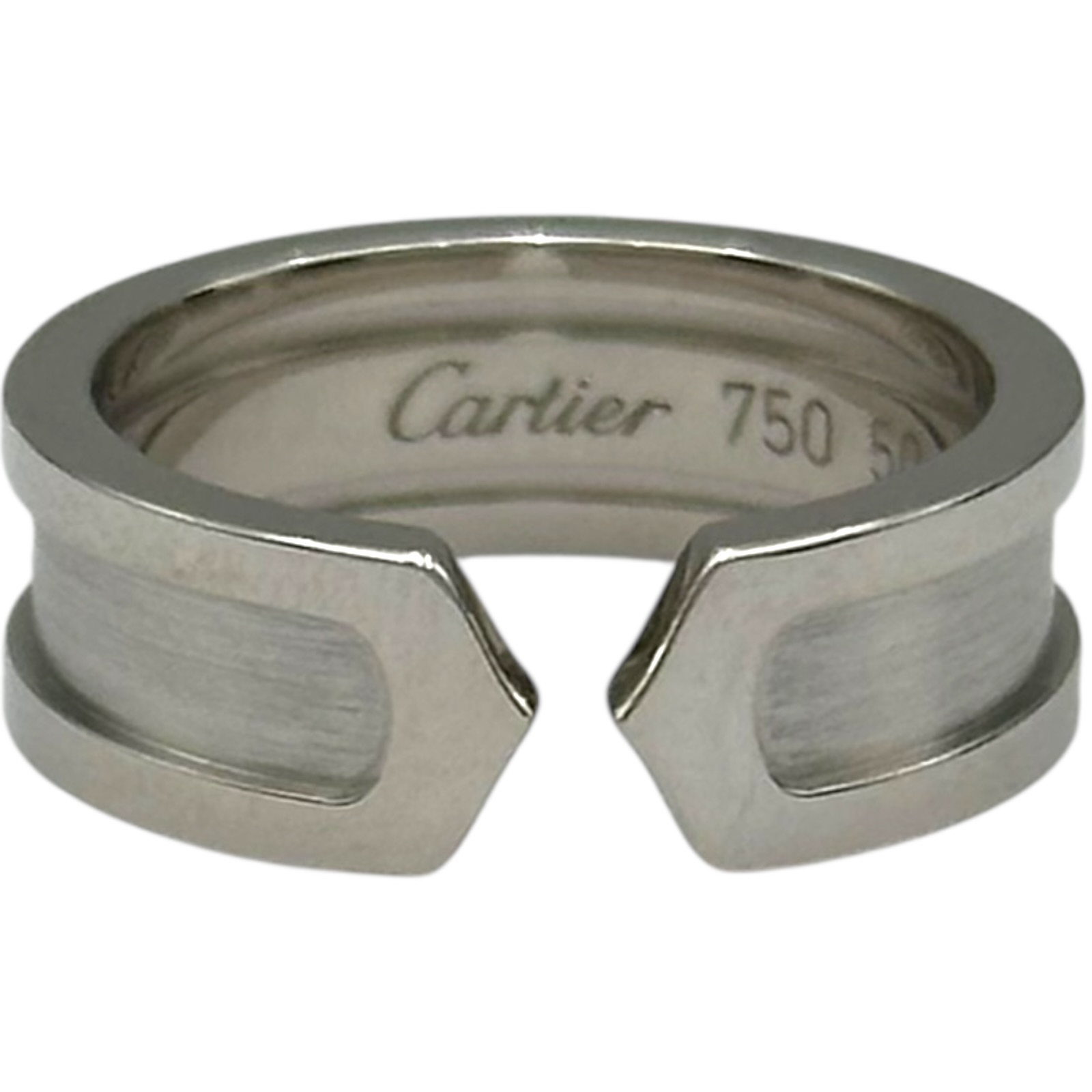 カルティエ Cartier C2リング ホワイトゴールド 750 ジュエリー【中古】|OKURA(おお蔵)店