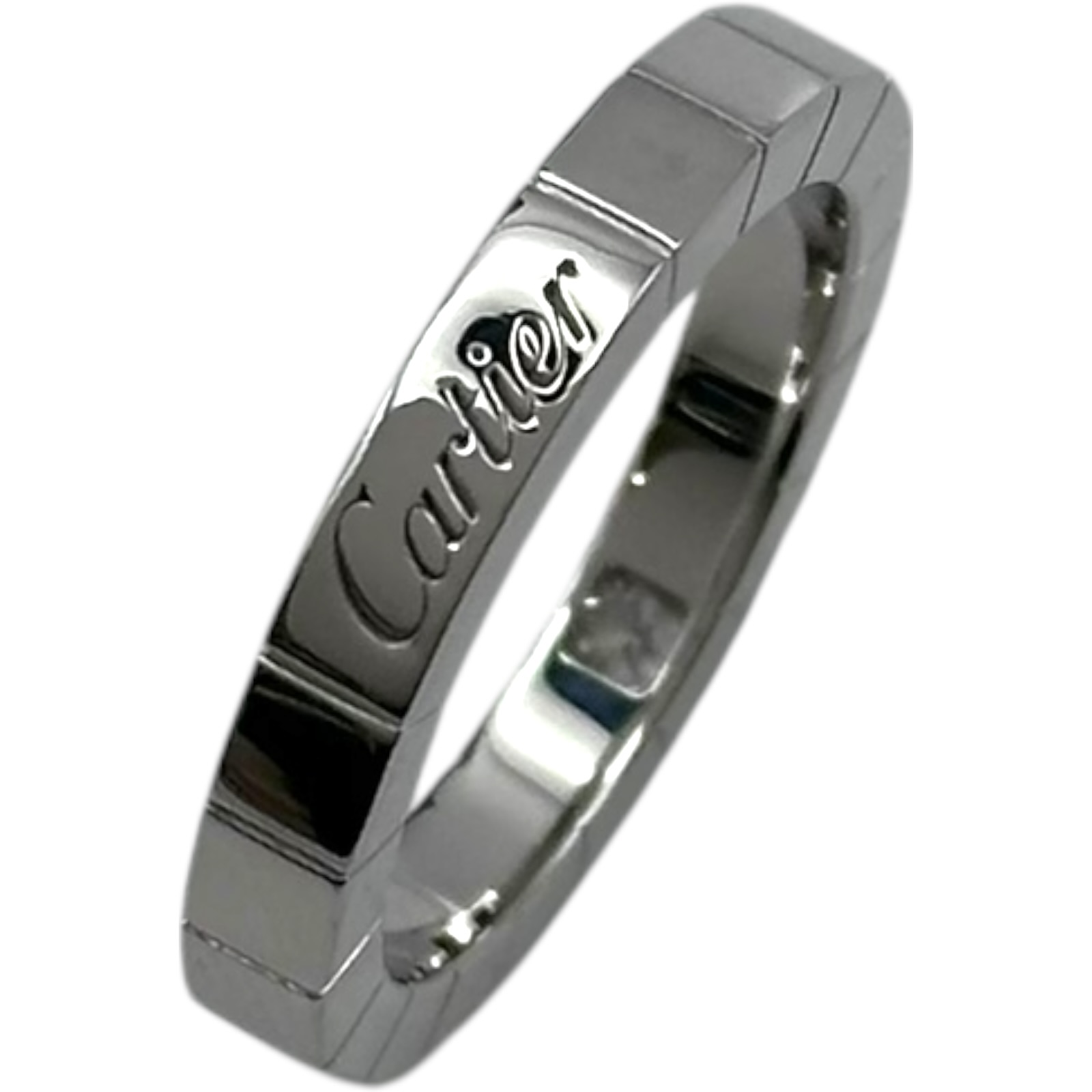 カルティエ Cartier ラニエールリング ホワイトゴールド 750 ジュエリー【中古】|OKURA(おお蔵)店
