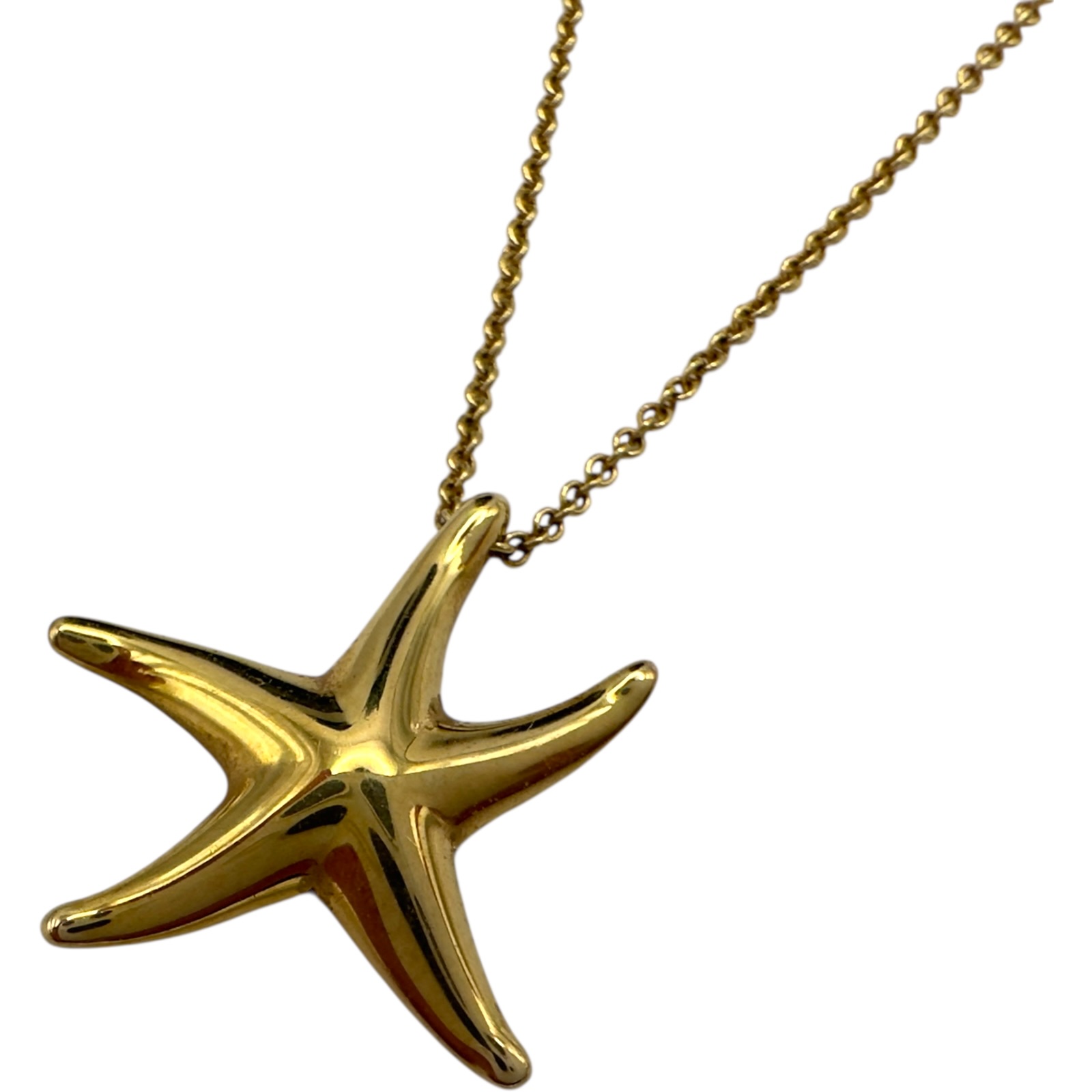 ティファニー TIFFANY＆CO スターフィッシュネックレス ゴールド 750 ジュエリー【中古】