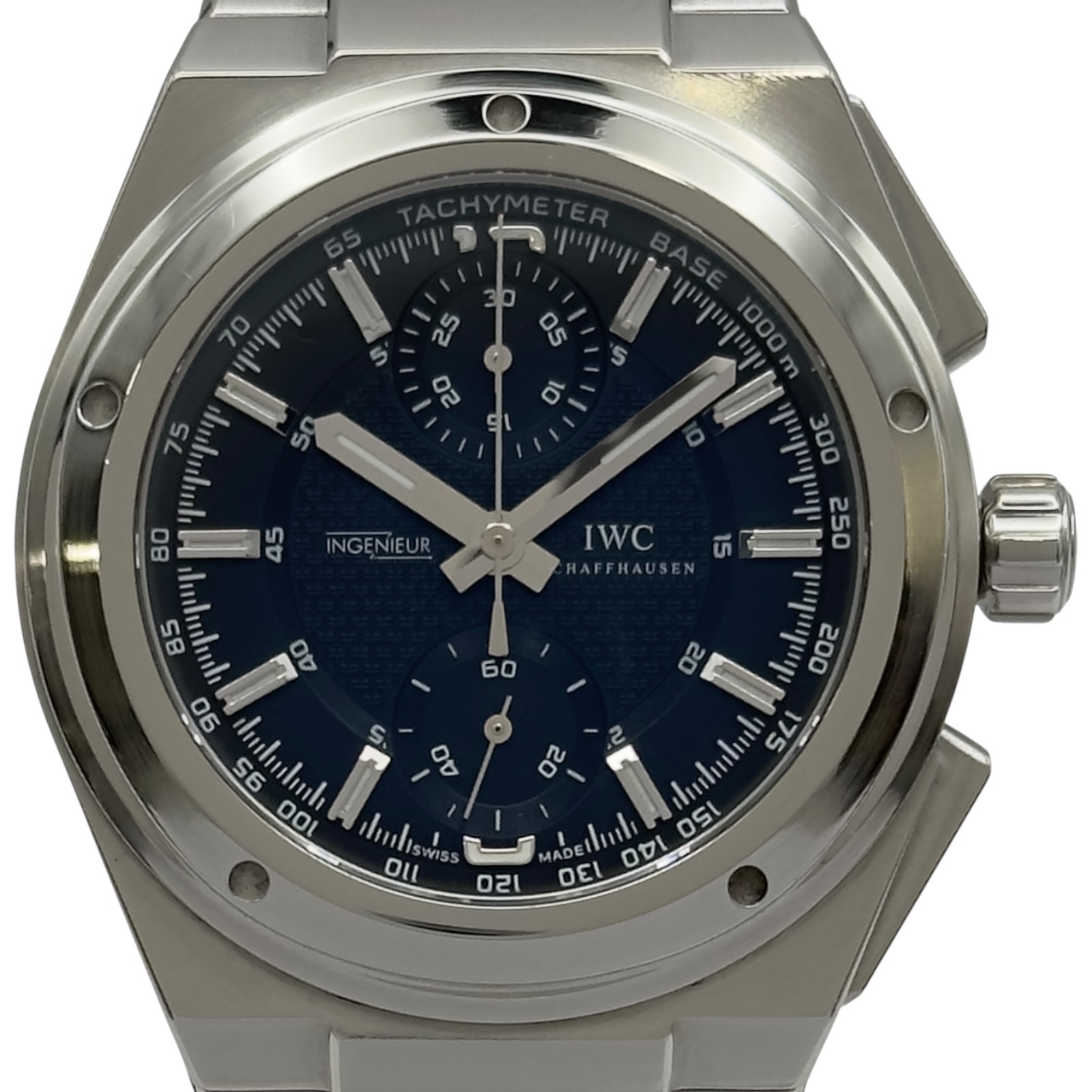 インターナショナルウォッチカンパニー IWC インヂュニア クロノグラフ IW372501 ブラック ステンレススチール メンズ 腕時計【中古】