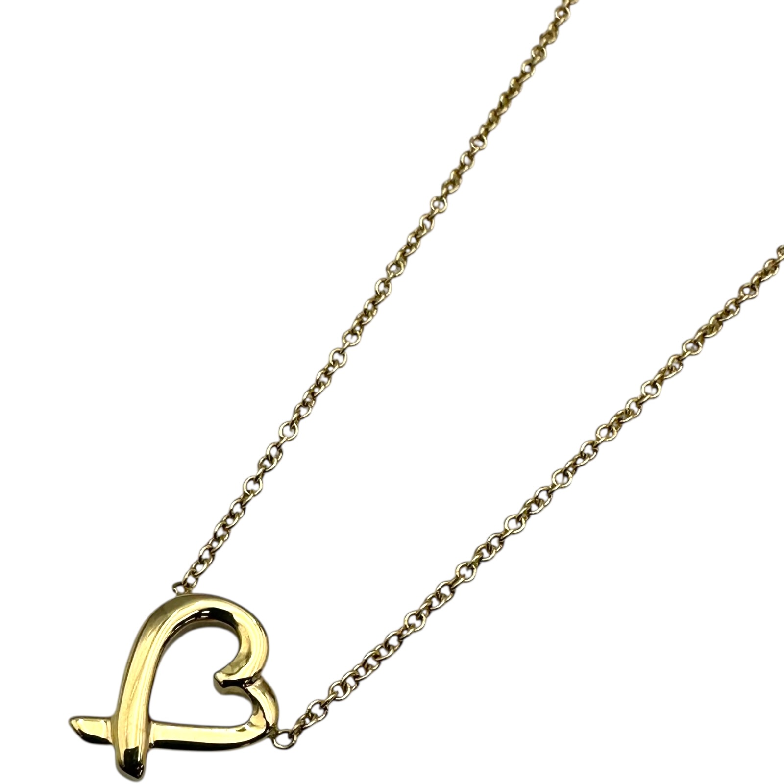 ティファニー TIFFANY＆CO ラビングハートネックレス ゴールド 750 ジュエリー【中古】｜OKURA（おお蔵）店