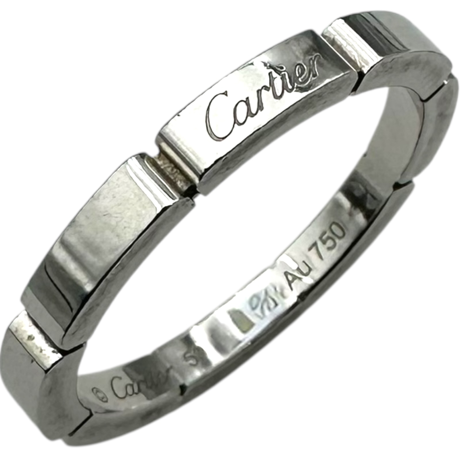 カルティエ Cartier マイヨンパンテールリング ホワイトゴールド Au750 ジュエリー【中古】
