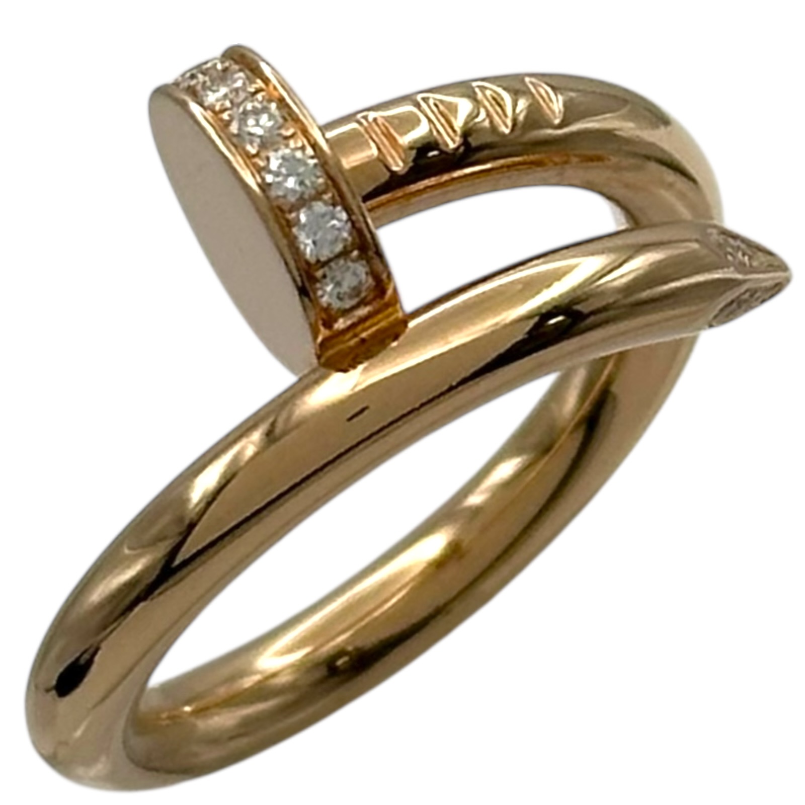 カルティエ Cartier ジュストアンクルダイヤリング ピンクゴールド Au750/ダイヤモンド ジュエリー【中古】|OKURA(おお蔵)店