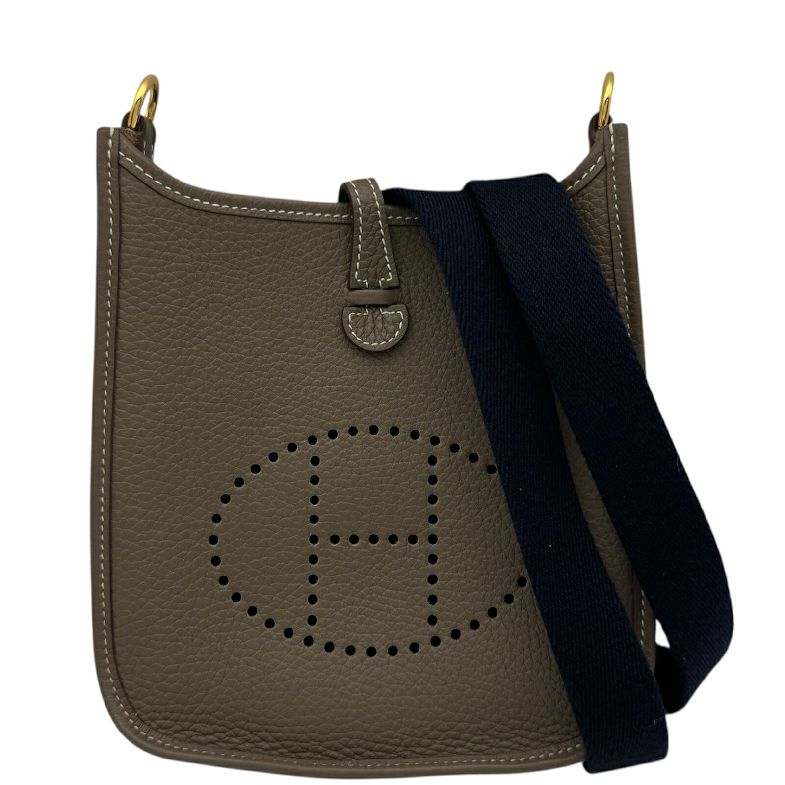 エルメス HERMES エヴリンTPM B刻 エトゥープ ゴールド金具 トリヨン レディース ショルダーバッグ【中古】