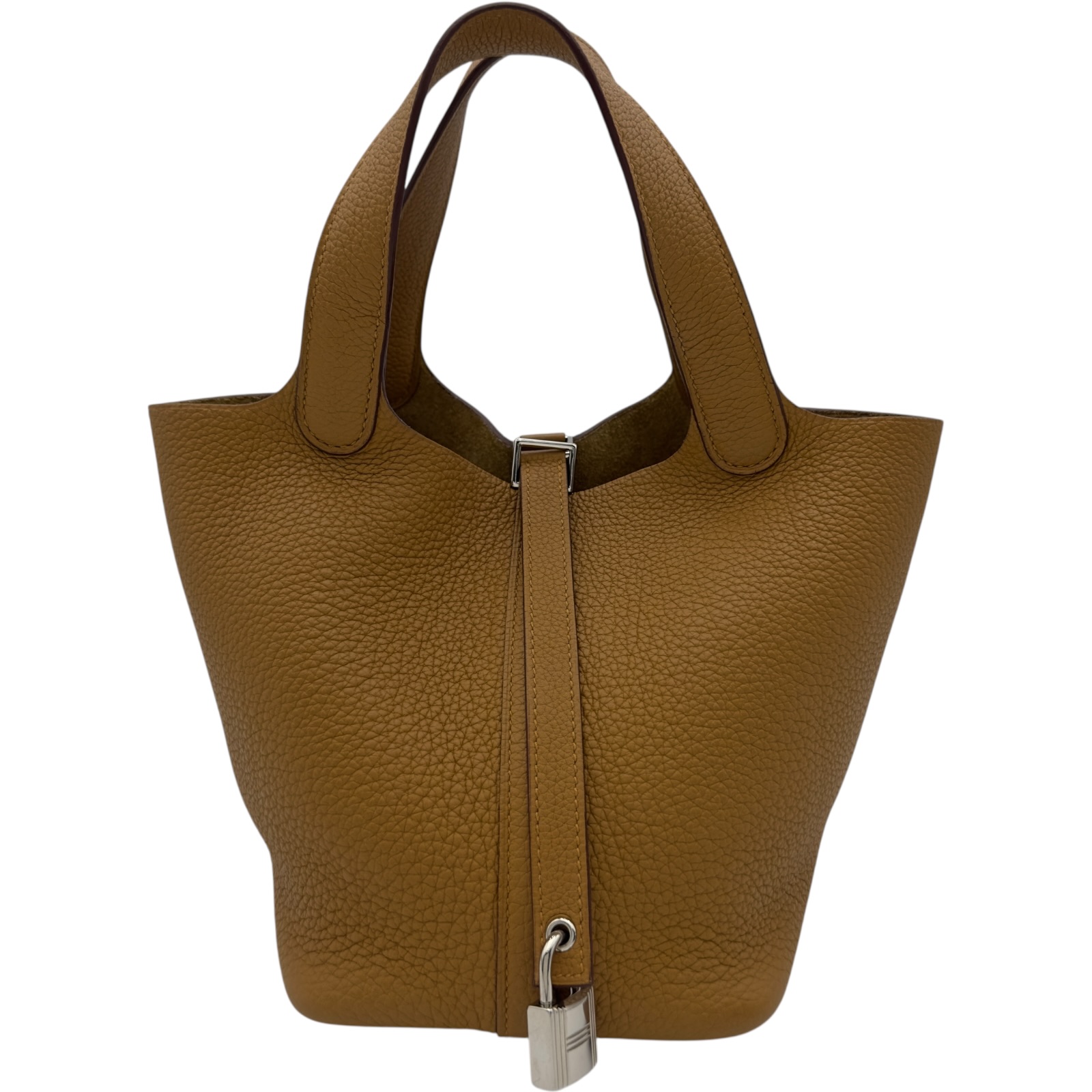 エルメス HERMES ピコタンロックPM Y刻 セサミ シルバー金具 トリヨン レディース ハンドバッグ【中古】 229,500円