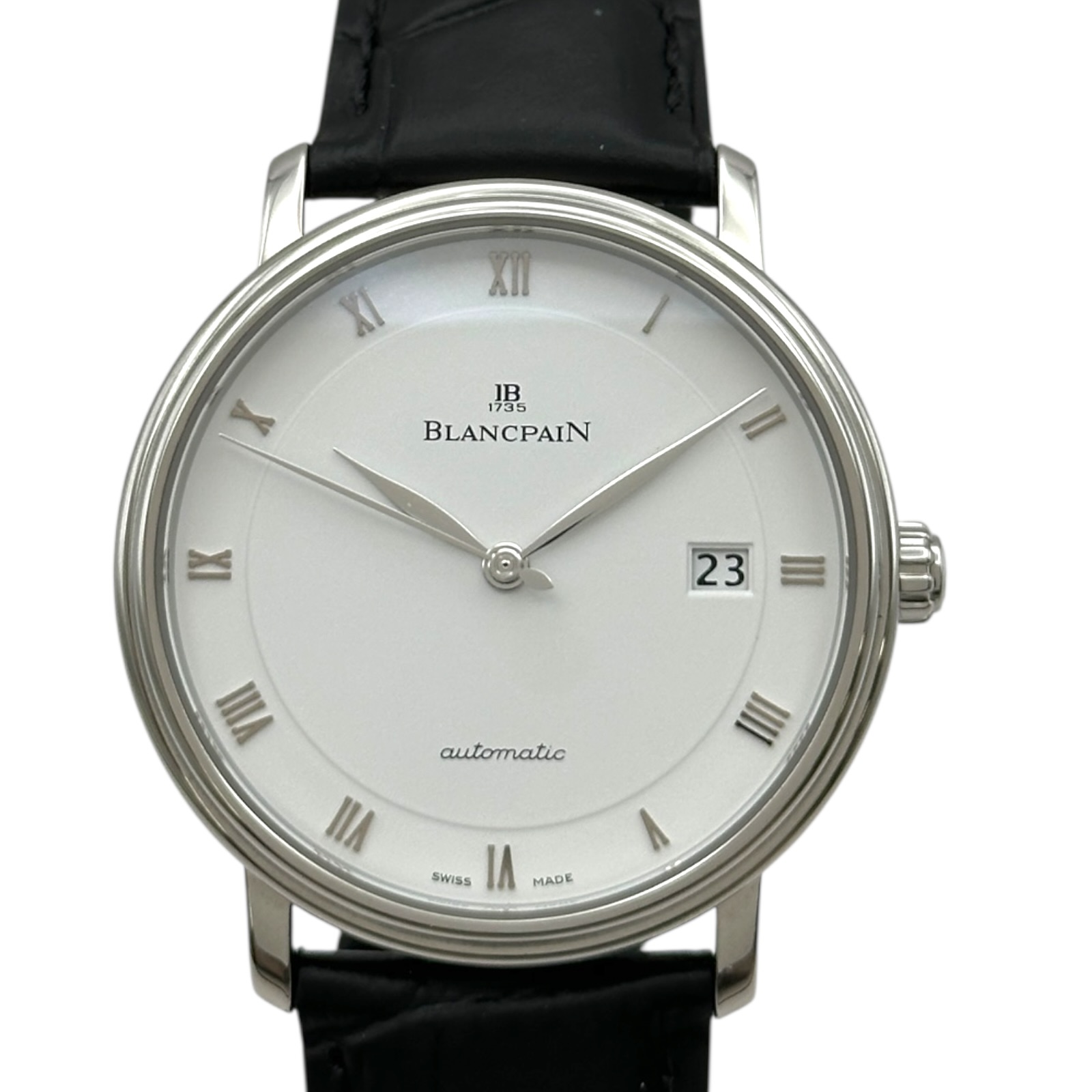 ブランパン BLANCPAIN ヴィルレ ウルトラスリム 6223-1127-55A ホワイト ステンレススチール 自動巻き メンズ 腕時計【中古】