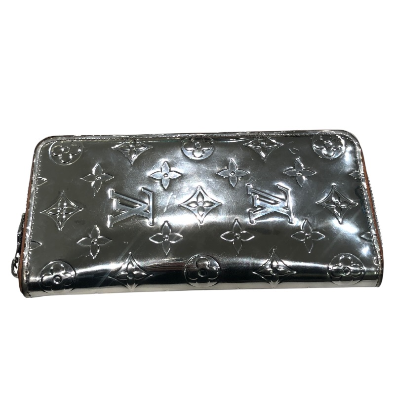 ルイ・ヴィトン LOUIS VUITTON ジッピー・ウォレットヴェルティカル M80808 シルバー モノグラム・ミラー レディース 長財布【中古】 58,200円