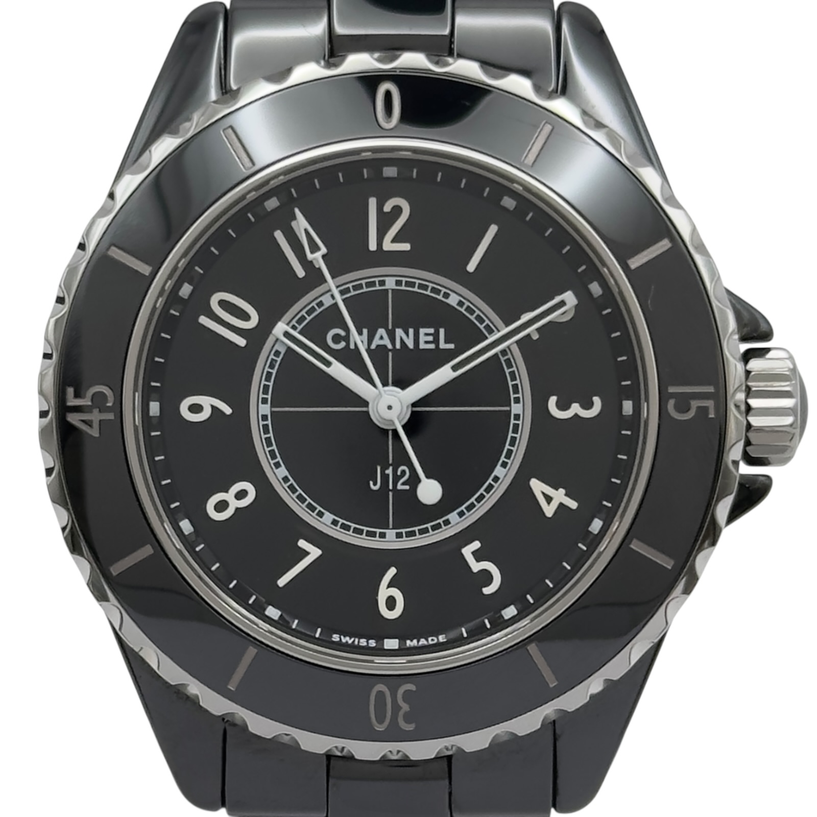 シャネル CHANEL J12 33MM H5695 ブラック セラミック/ステンレススチール クオーツ レディース 腕時計【中古】