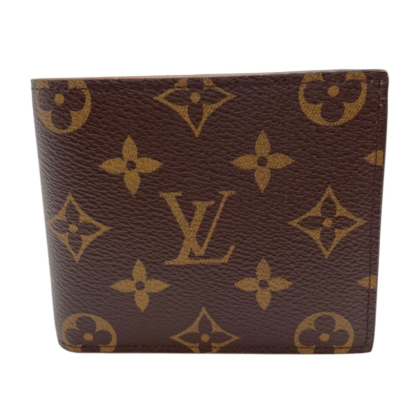 ルイ・ヴィトン LOUIS VUITTON ポルトフォイユ・マルコ M62288 モノグラム メンズ 二つ折り財布【中古】