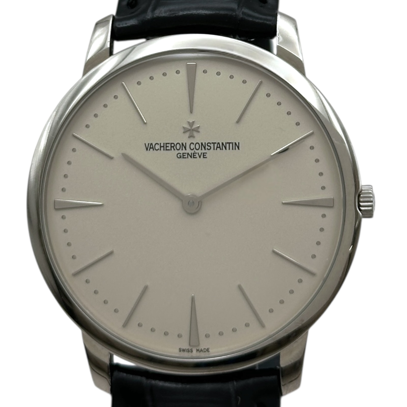 ヴァシュロン・コンスタンタン VACHERON CONSTANTIN パトリモニー・マニュアルワインディング 81180/000G-9117 アイボリー ホワイトゴールド 手巻き メンズ 腕時計【中古】