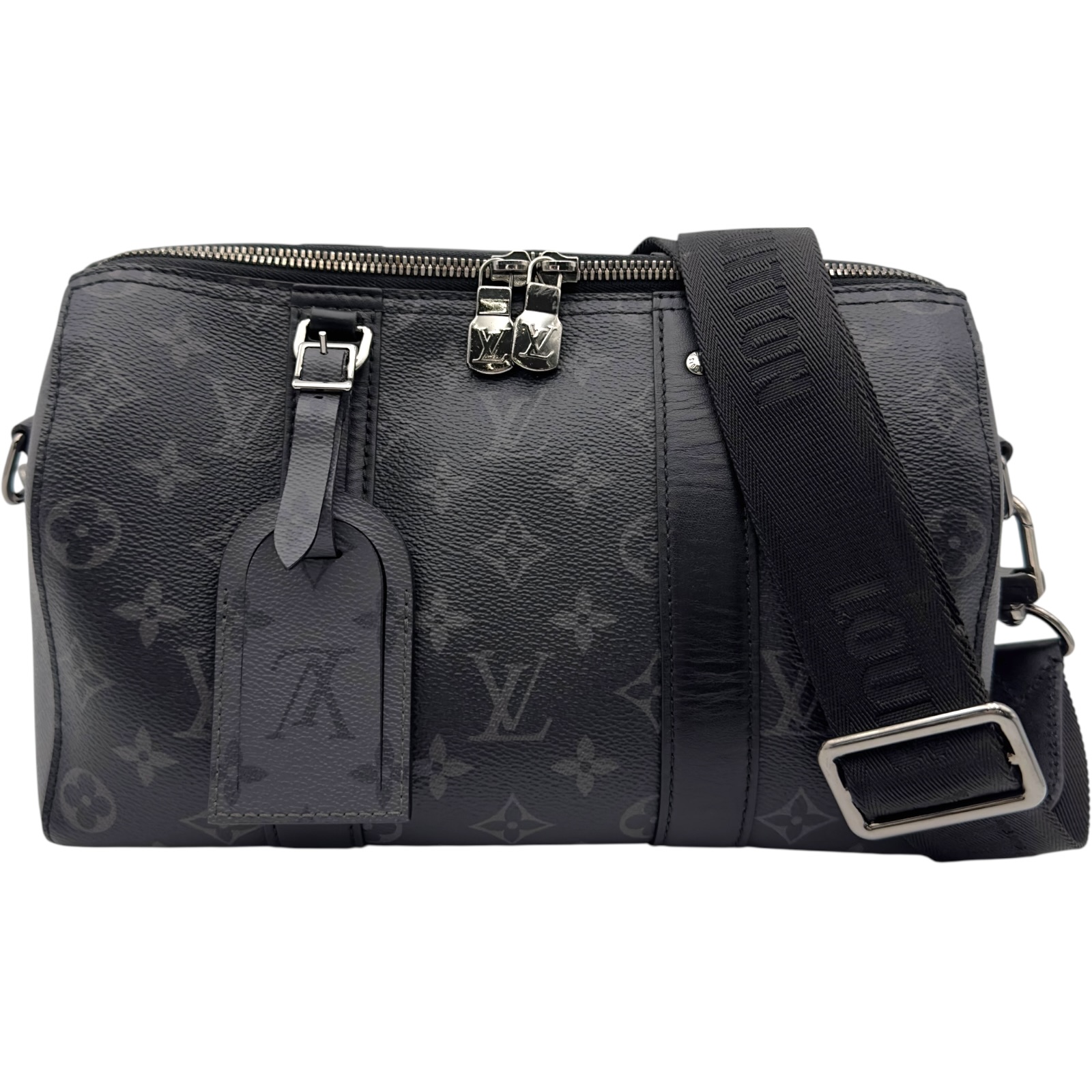 【6/1～ 最大限度30,000円OFF引き換え証！】ルイ・ヴィトン LOUIS VUITTON シティ・キーポル M45936 黒いこと モノグラム・エクリプスリバース メンズ ボストンバッグ【中古】