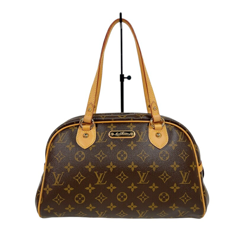 ルイ・ヴィトン LOUIS VUITTON モントルグイユPM M95565 赤銅色 モノグラム・帆布 レディース ショルダーバッグ【中古】