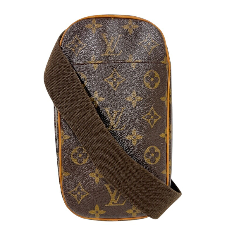【6/1～ 最大限度30,000円OFFクーポン券！】ルイ・ヴィトン LOUIS VUITTON ポシェット･ガンジュ M51870 赤銅色 モノグラム ユニ一発やる 上半身御徒面子【中古】