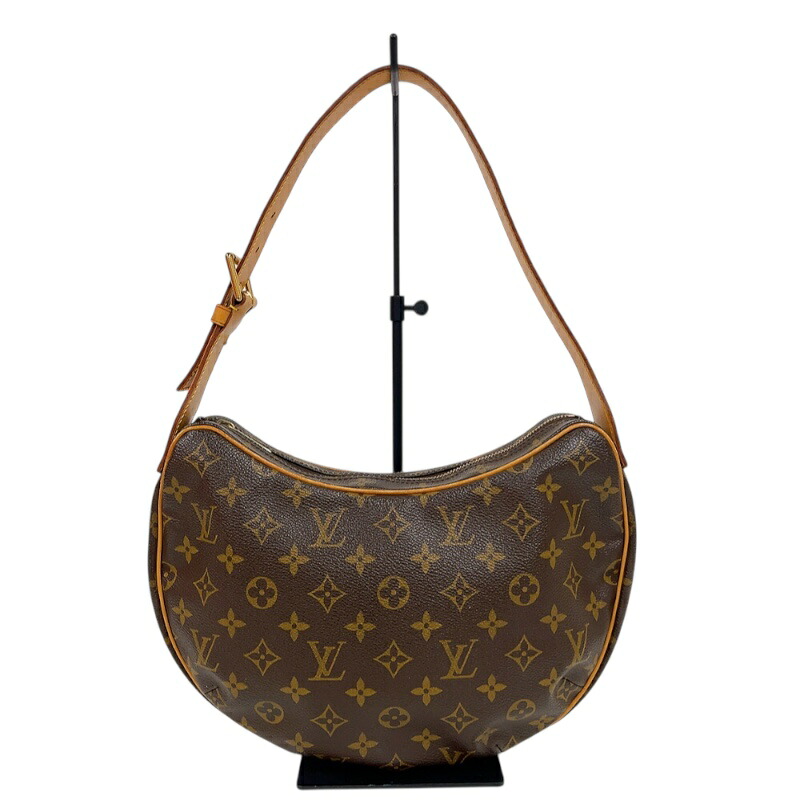 ルイ・ヴィトン LOUIS VUITTON クロワッサンMM M51512 ブラウン モノグラム レディース ショルダーバッグ【中古】|OKURA(おお蔵)店