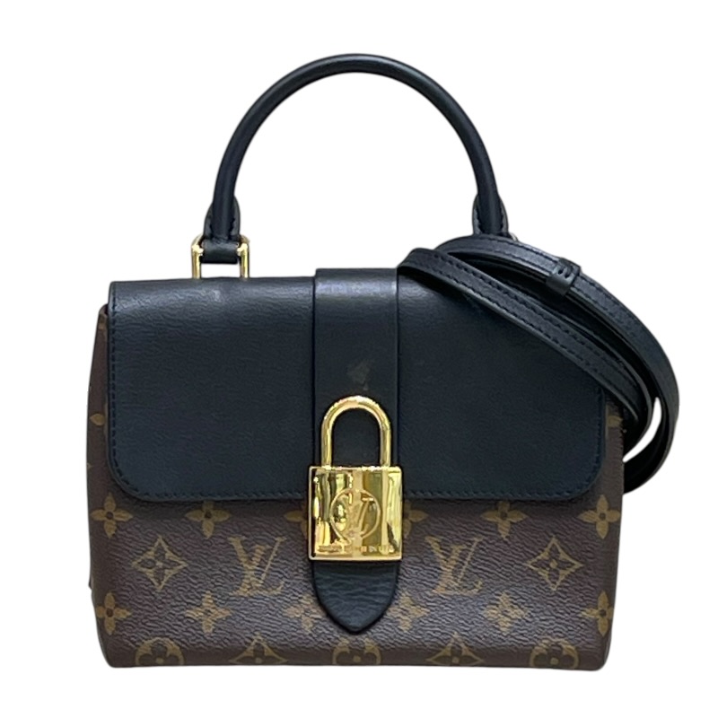 ルイ・ヴィトン LOUIS VUITTON ロッキーBB M44141 黒いこと/赤銅色 PVC なめし革 レディース ハンドバック【中古】 ハンドバッグ-レディースバッグ-バッグ