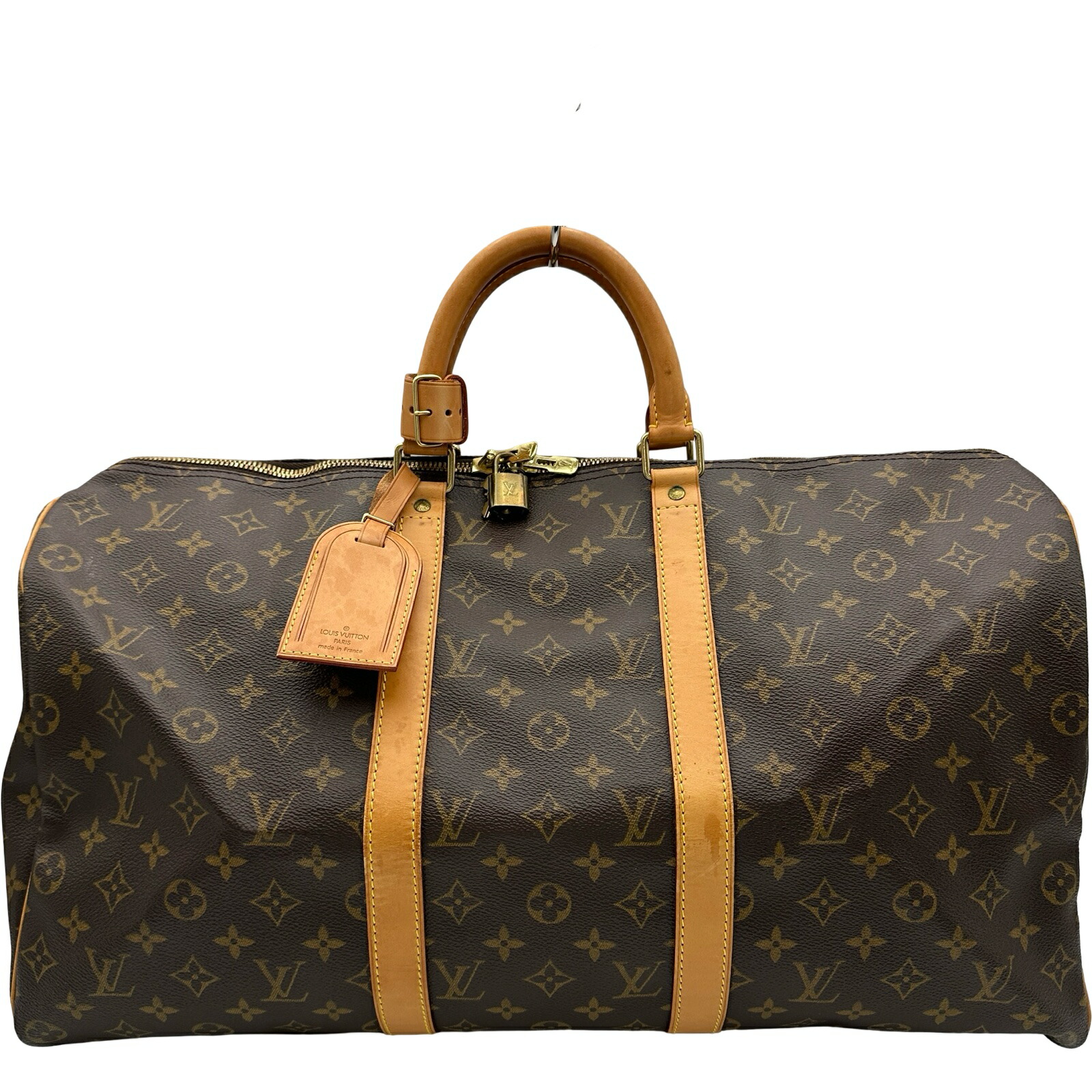 ルイ・ヴィトン LOUIS VUITTON キーポル50 M41426 赤銅色 モノグラム ユニ一発やる ボストンバッグ【中古】