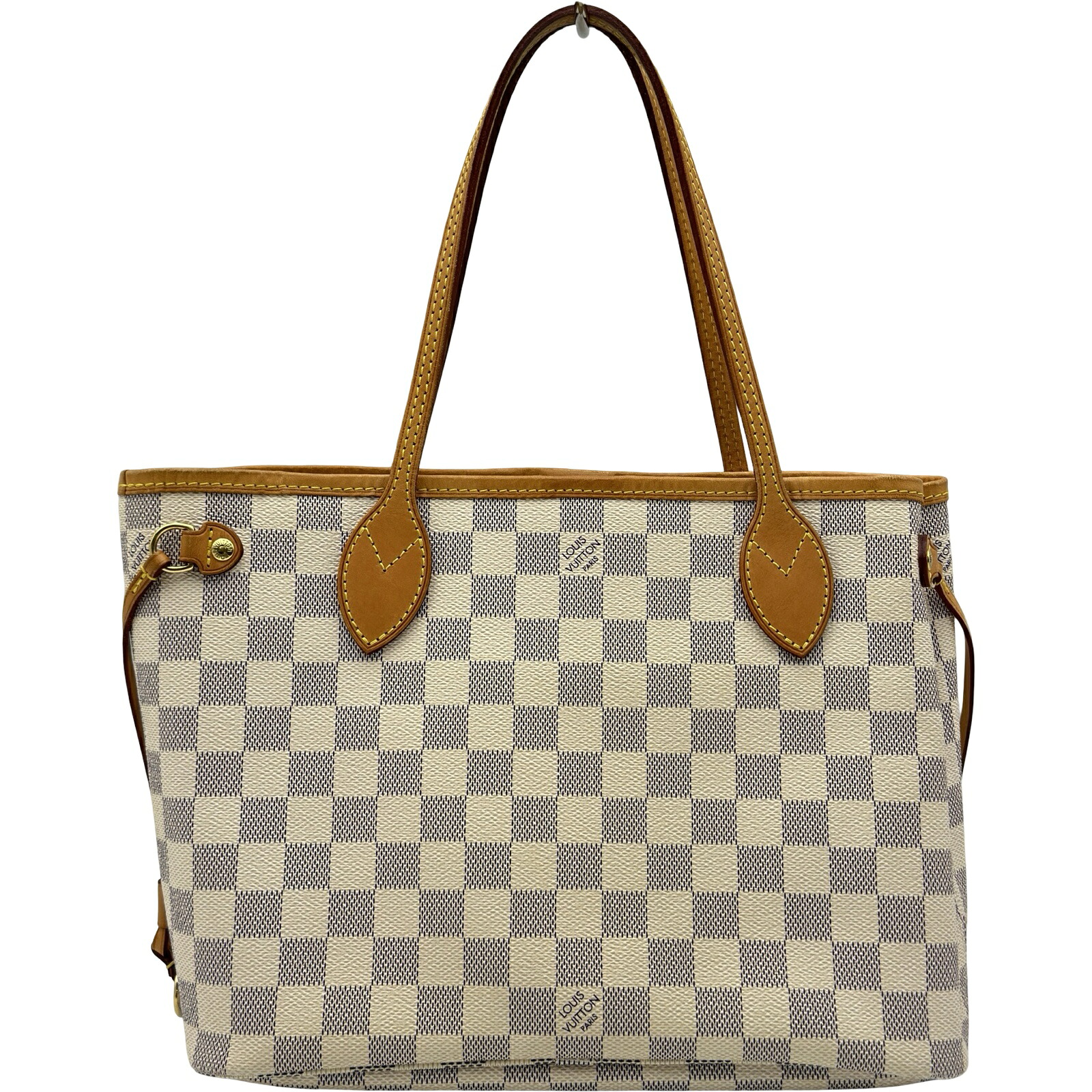 ルイ・ヴィトン LOUIS VUITTON ネヴァーフルPM N51110 ホワイト ダミエ・アズール レディース トートバッグ【中古】
