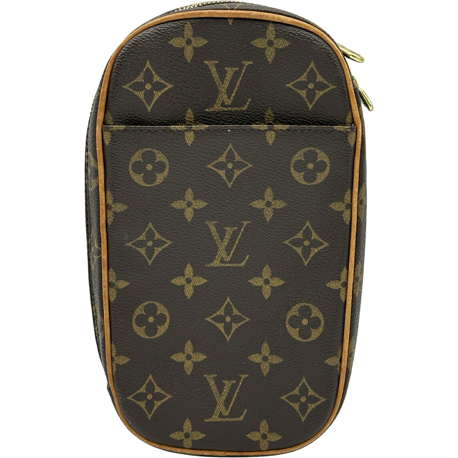 【6/1～ 最大限度30,000円OFF引き換え証！】ルイ・ヴィトン LOUIS VUITTON ポシェットガンジュ M51870 赤銅色 モノグラム メンズ 上半身御徒面子【中古】