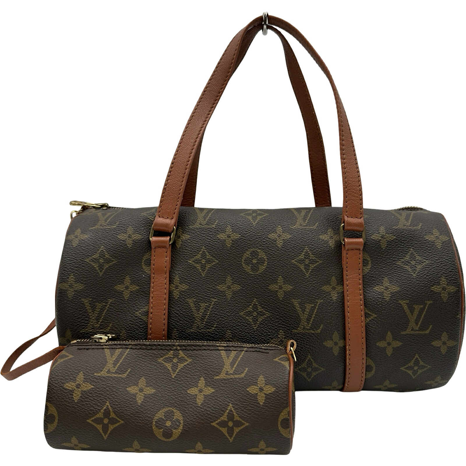 ルイ・ヴィトン LOUIS VUITTON パピヨン30 M51365 ブラウン モノグラム レディース ハンドバッグ【中古】