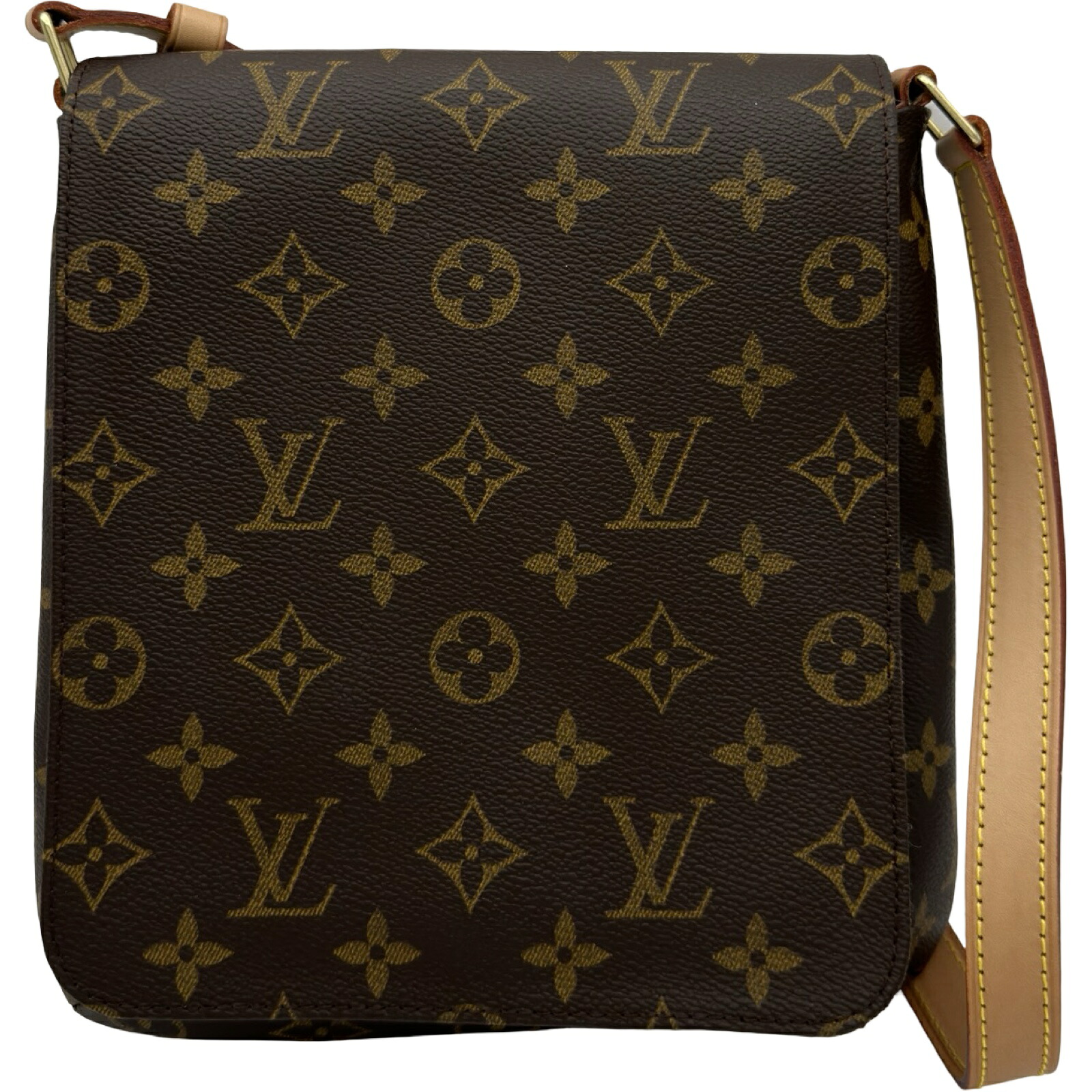 ルイ・ヴィトン LOUIS VUITTON ミュゼット・サルサ ショート M51258 ブラウン モノグラムキャンバス レディース ショルダーバッグ【中古】