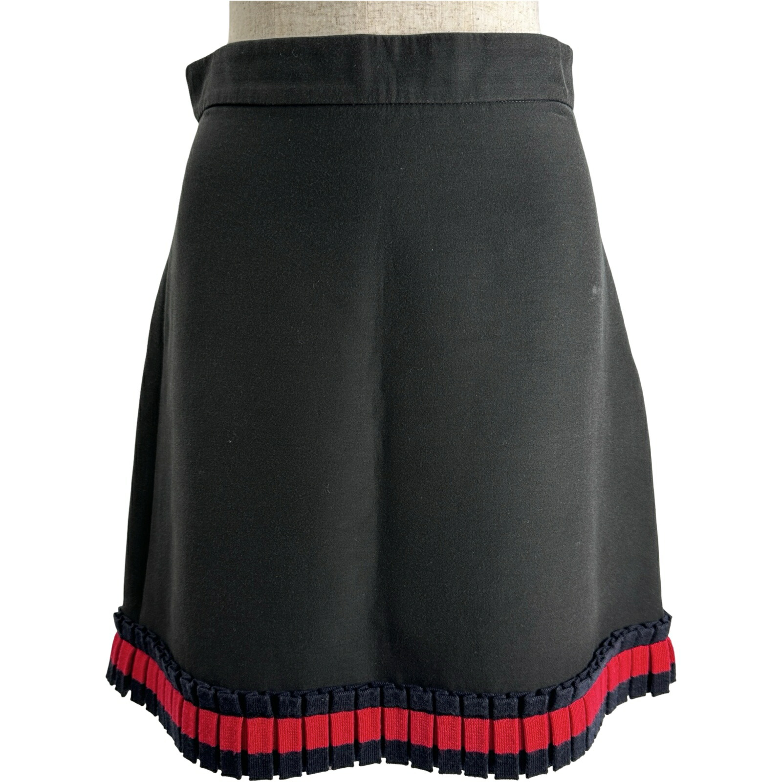 グッチ GUCCI ミニスカート 453892 ブラック シルク レディース スカート【中古】 74,800円