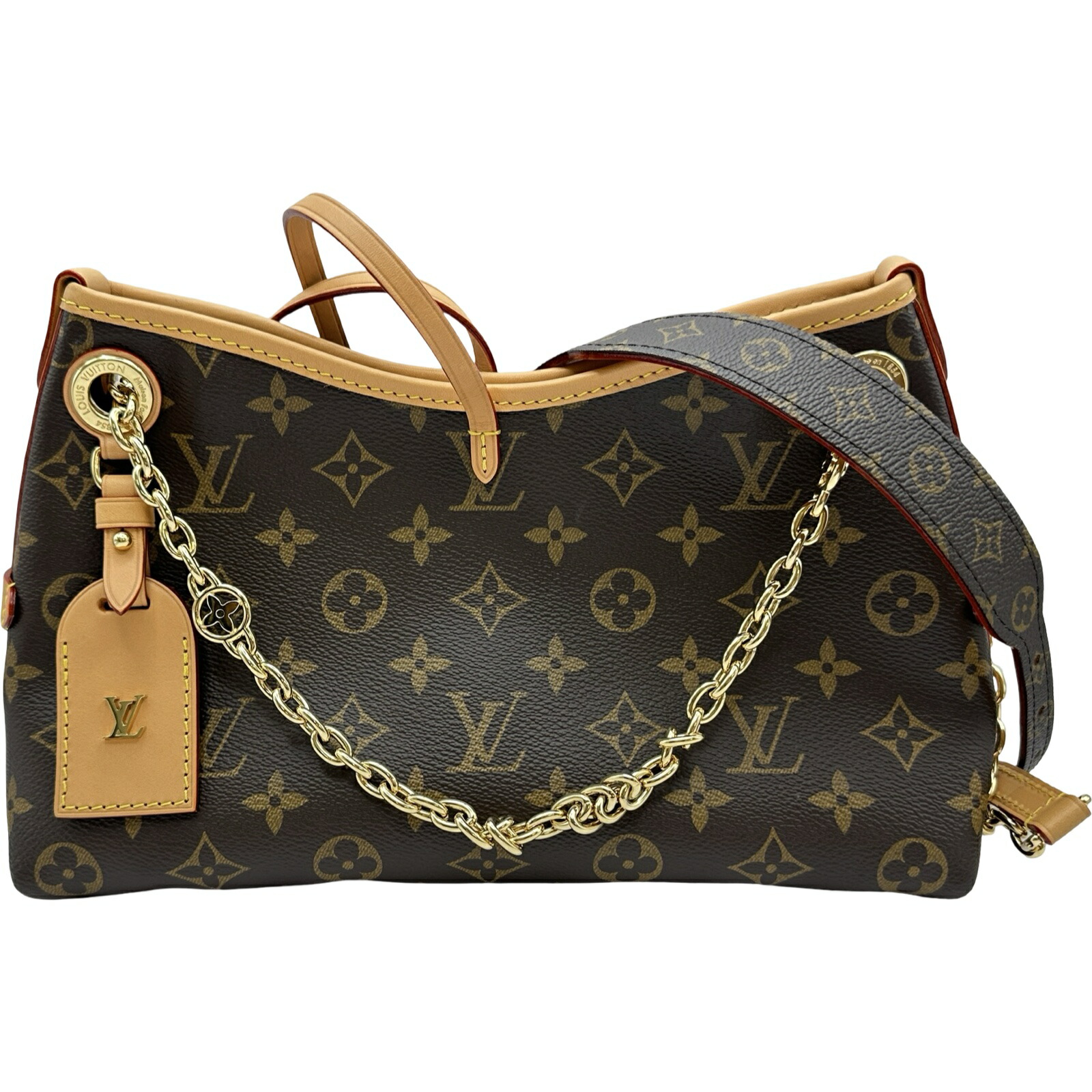 ルイ・ヴィトン LOUIS VUITTON キャリーオールBB M13014 ブラウン モノグラム レディース ショルダーバッグ【中古】