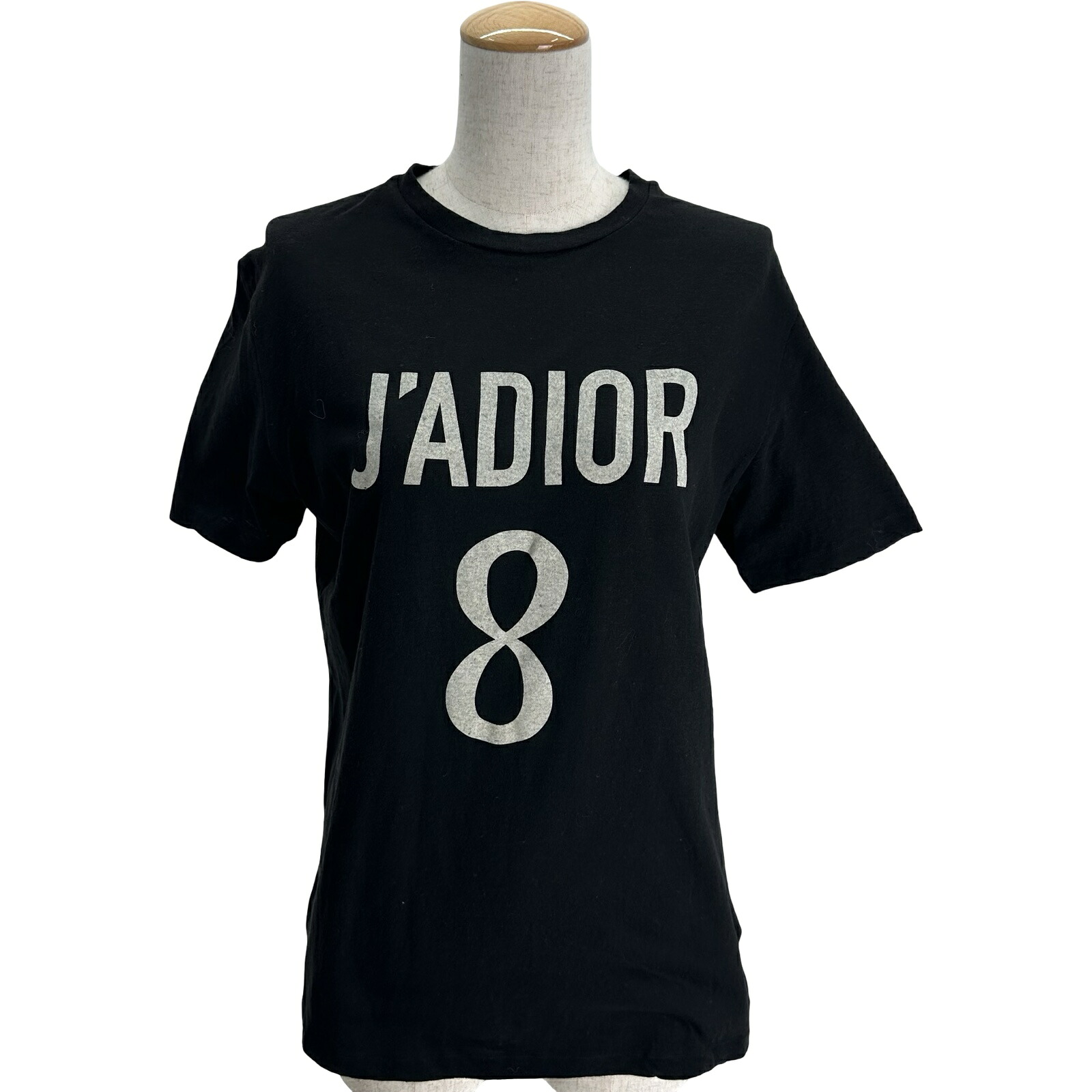 クリスチャン・ディオール Christian Dior JADIOR8ロゴ半袖Ｔシャツ 843T03TC428 ブラック コットン レディース 半袖Ｔシャツ【中古】