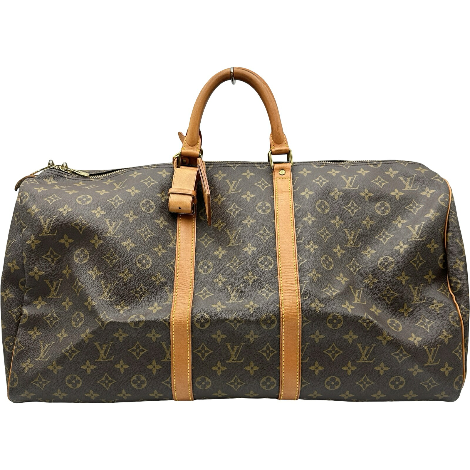 【6/1～ 最大限度30,000円OFF引き換え証！】ルイ・ヴィトン LOUIS VUITTON キーポル55 M41414 赤銅色 モノグラム レディース ボストンバッグ【中古】