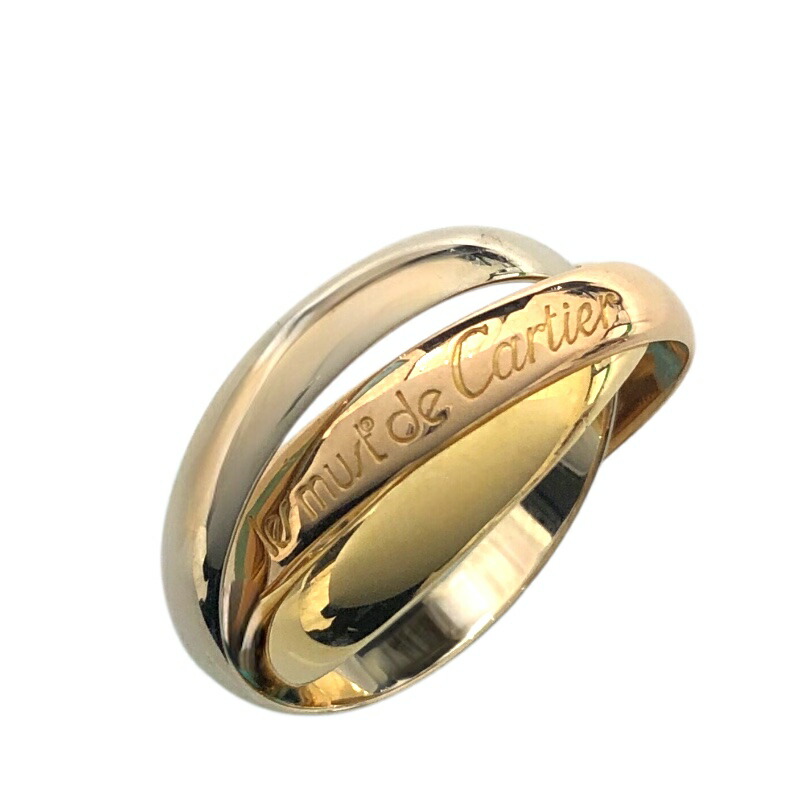 カルティエ Cartier トリニティリング ゴールド/ホワイトゴールド/ピンクゴールド K18 ジュエリー【中古】