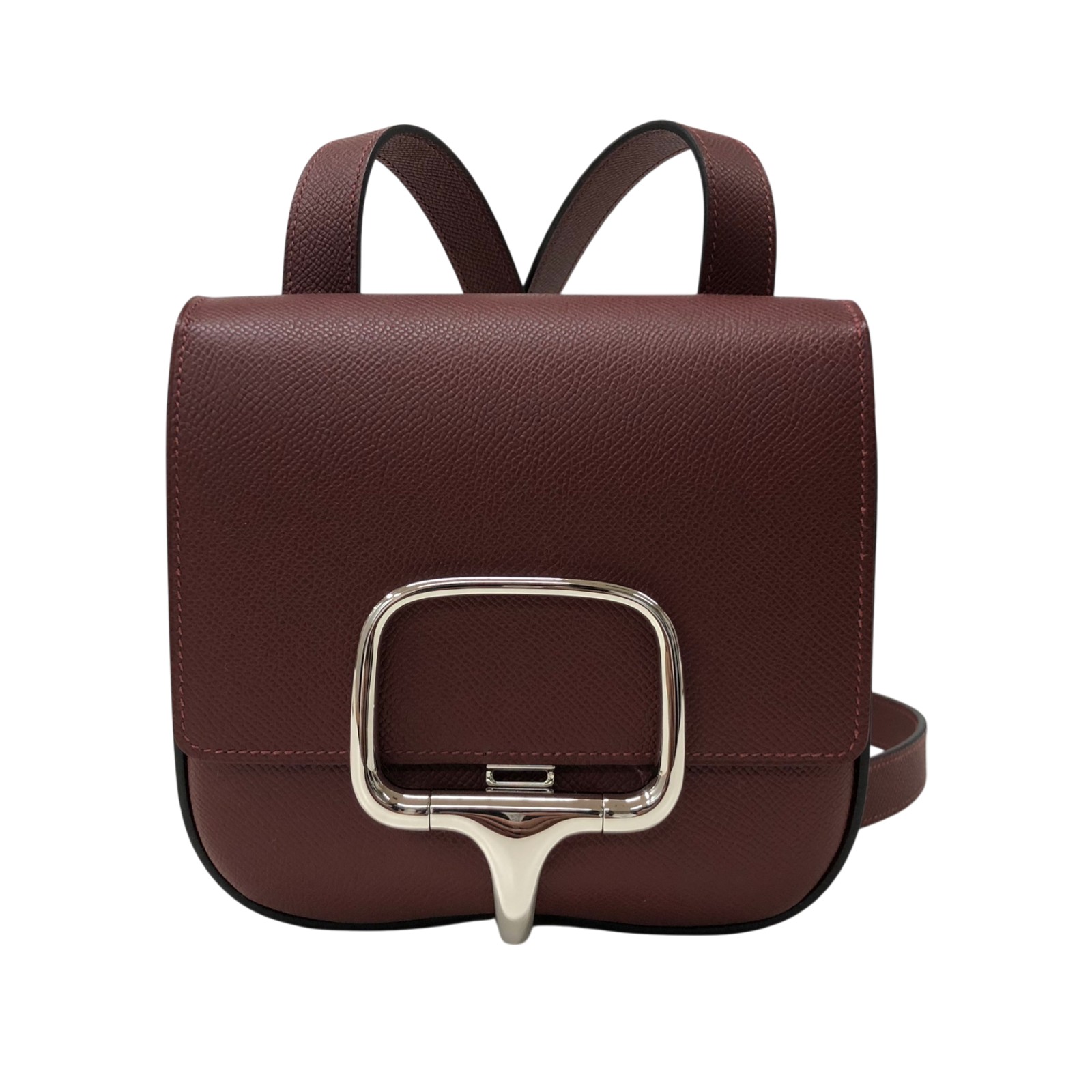 エルメス HERMES デッラカヴァレリア ミニ K刻 ルージュグレナ シルバー金具 エプソン レディース ショルダーバッグ【中古】