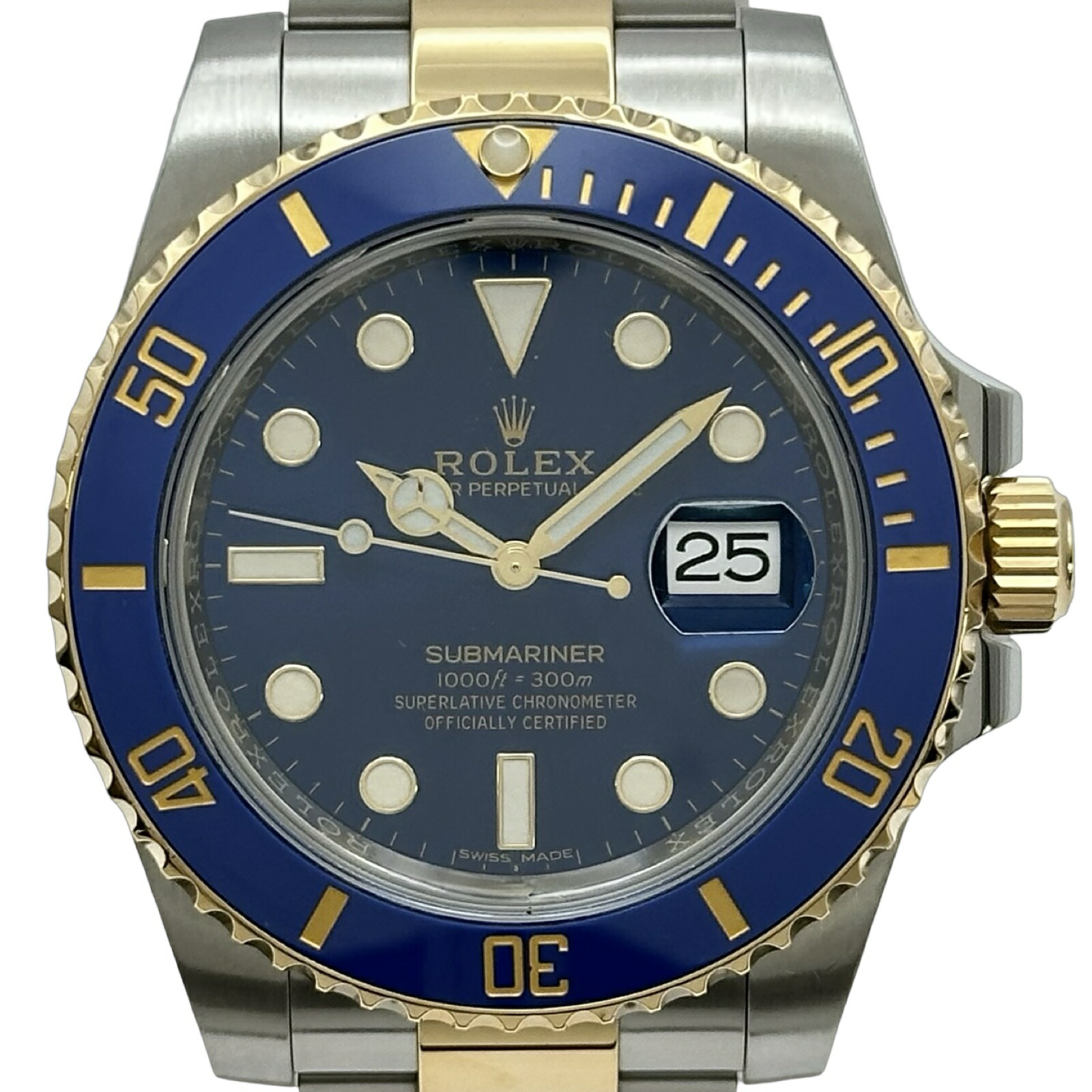 ロレックス ROLEX サブマリーナ 116613LB ブルー ゴールド/ステンレススチール 自動巻き メンズ 腕時計【中古】