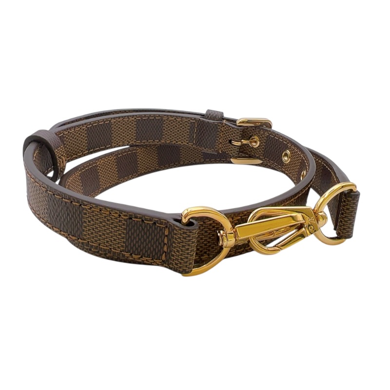 ルイ・ヴィトン LOUIS VUITTON ショルダーストラップ ブラウン ダミエ ユニセックス ショルダーストラップ【中古】