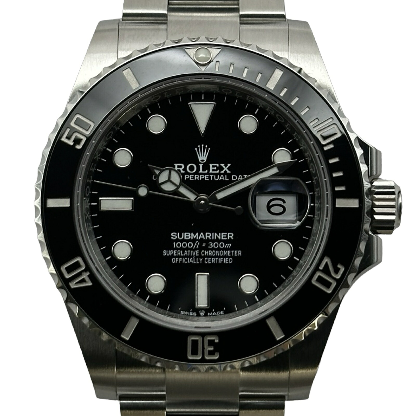 ロレックス ROLEX サブマリーナ 126610LN ブラック ステンレススチール メンズ 腕時計【中古】