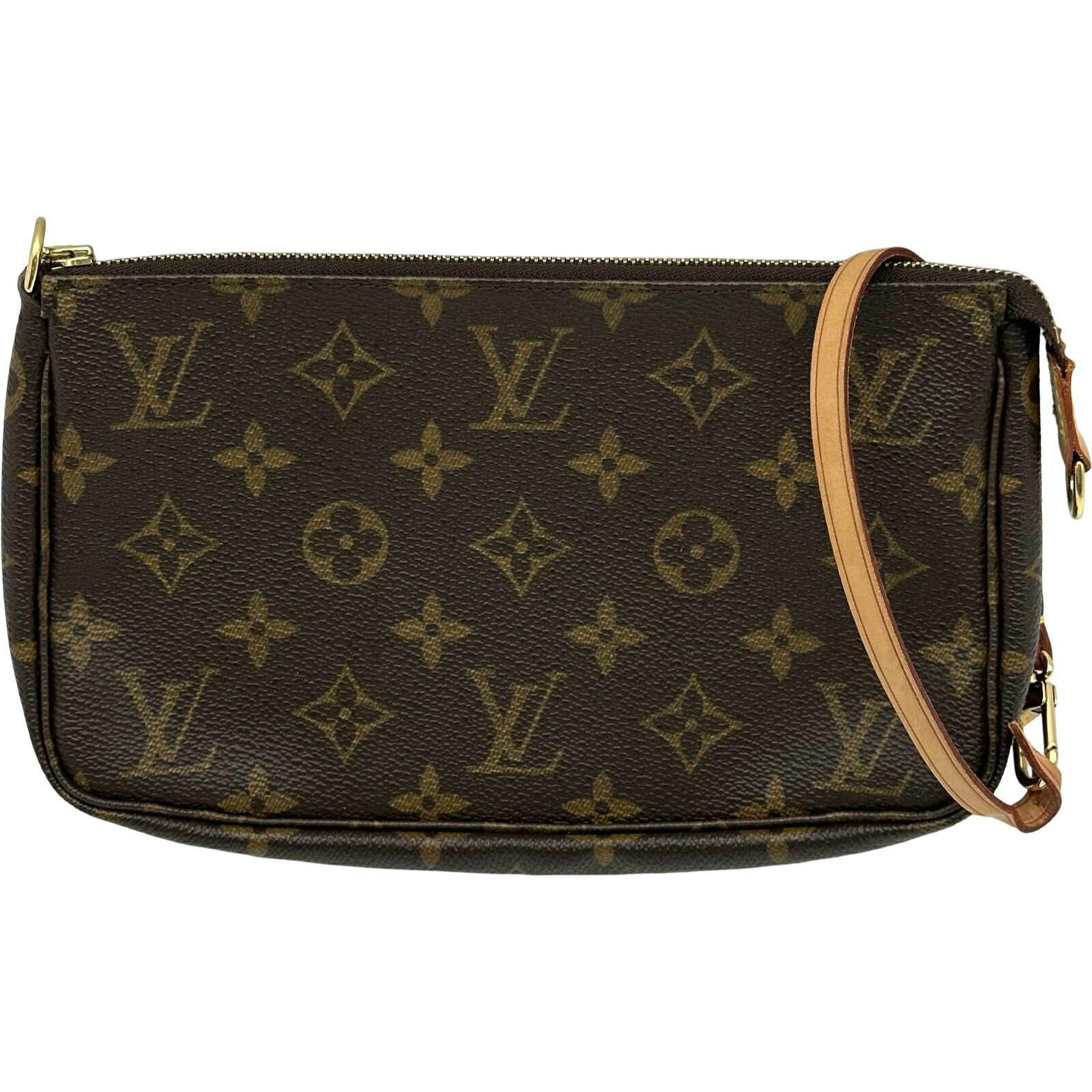 ルイ・ヴィトン LOUIS VUITTON ポシェット・アクセソワール M51980 ブラウン モノグラム レディース ショルダーバッグ【中古】