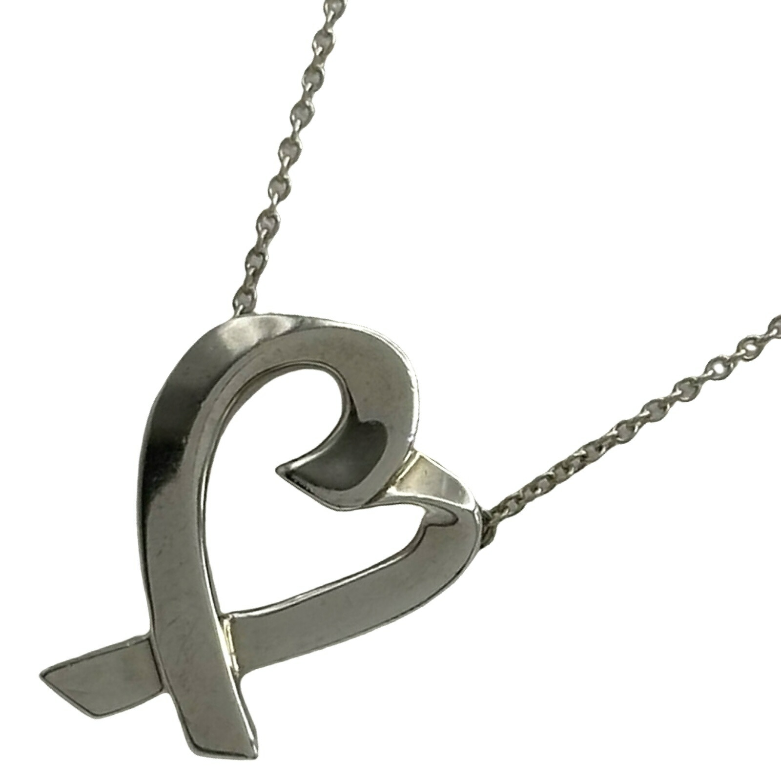 ティファニー TIFFANY＆CO ラビングハートネックレス シルバー 925 ジュエリー【中古】