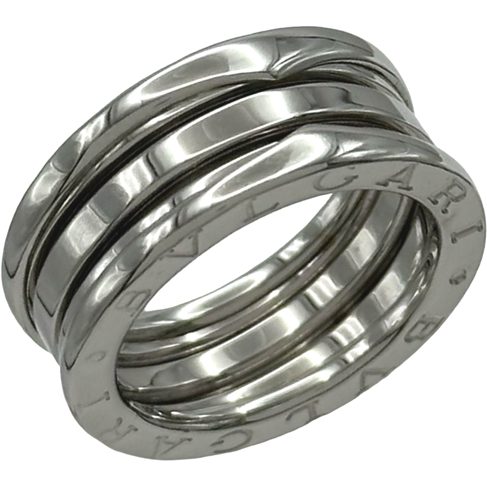 ブルガリ BVLGARI ビーゼロワンリング3バンド(S) ホワイトゴールド 750 ジュエリー【中古】 119,000円