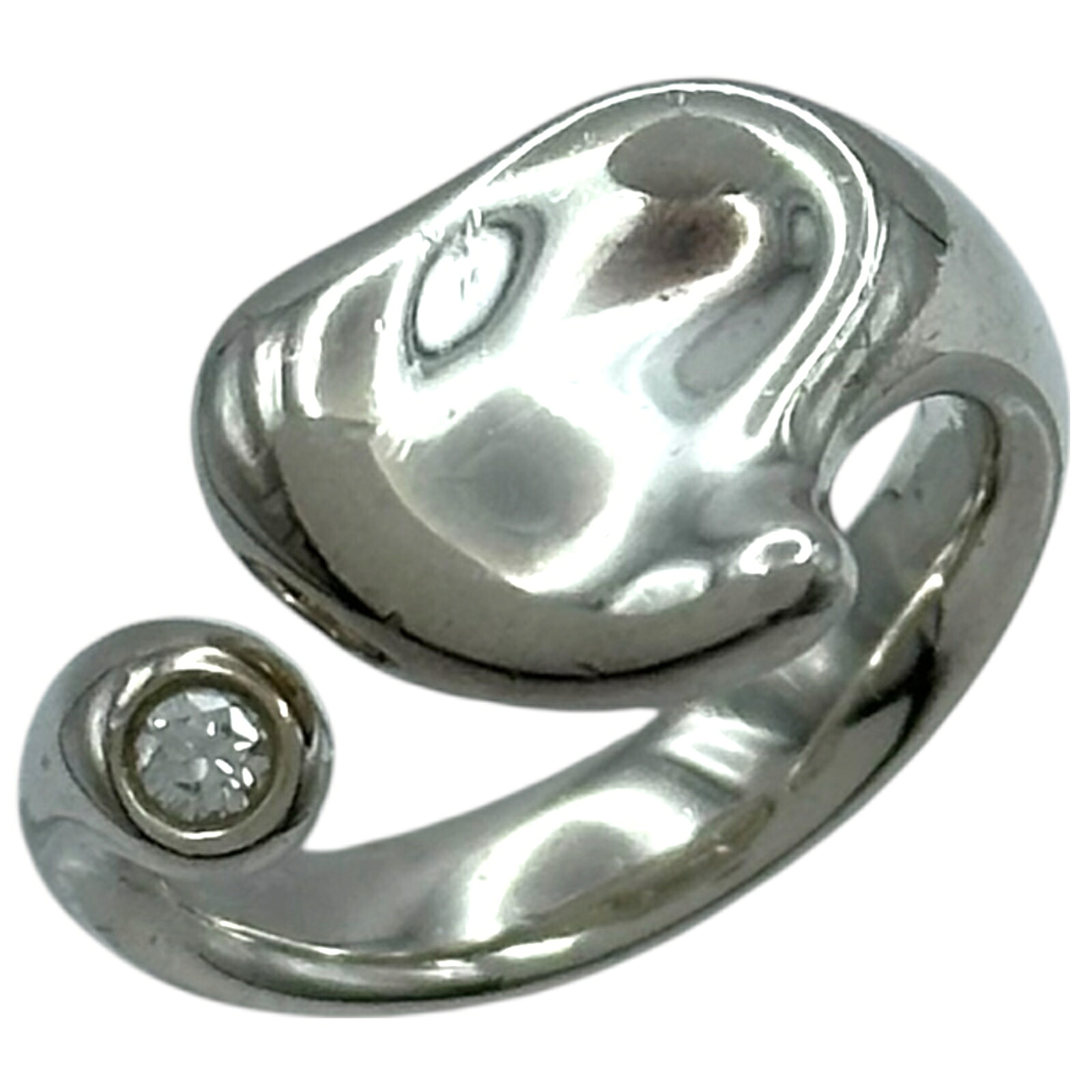 ティファニー TIFFANY＆CO フルハートリング シルバー 925 ジュエリー【中古】