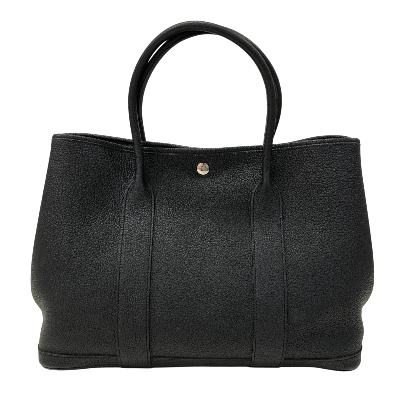 【6/1～ 最大限度30,000円OFFクーポン券！】エルメス HERMES 園地寄り合いPM A刻 黒いこと ネゴンダ レディース トートバッグ【中古】