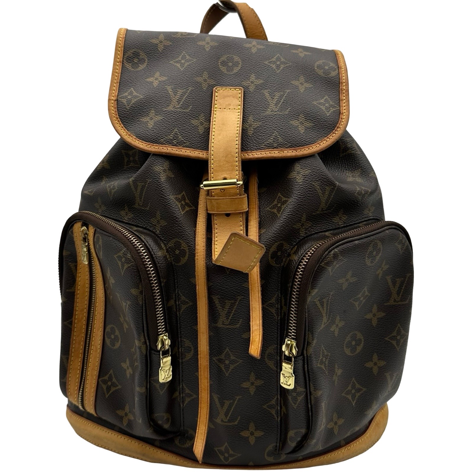 【6/1～ 最大限度30,000円OFF引き換え証！】ルイ・ヴィトン LOUIS VUITTON サックアドボスフォール M40107 赤銅色 モノグラム レディース 背嚢・デイパック【中古】