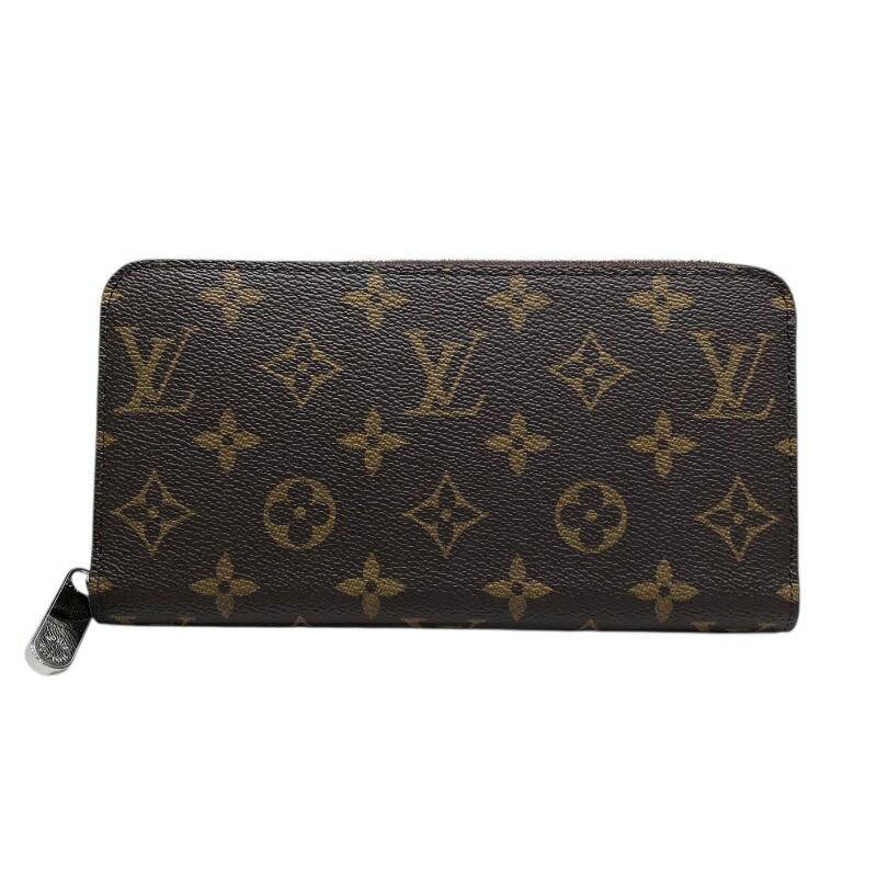 ルイ・ヴィトン LOUIS VUITTON ジッピー・ウォレット M27029 シルバー モノグラム レディース 長財布【中古】